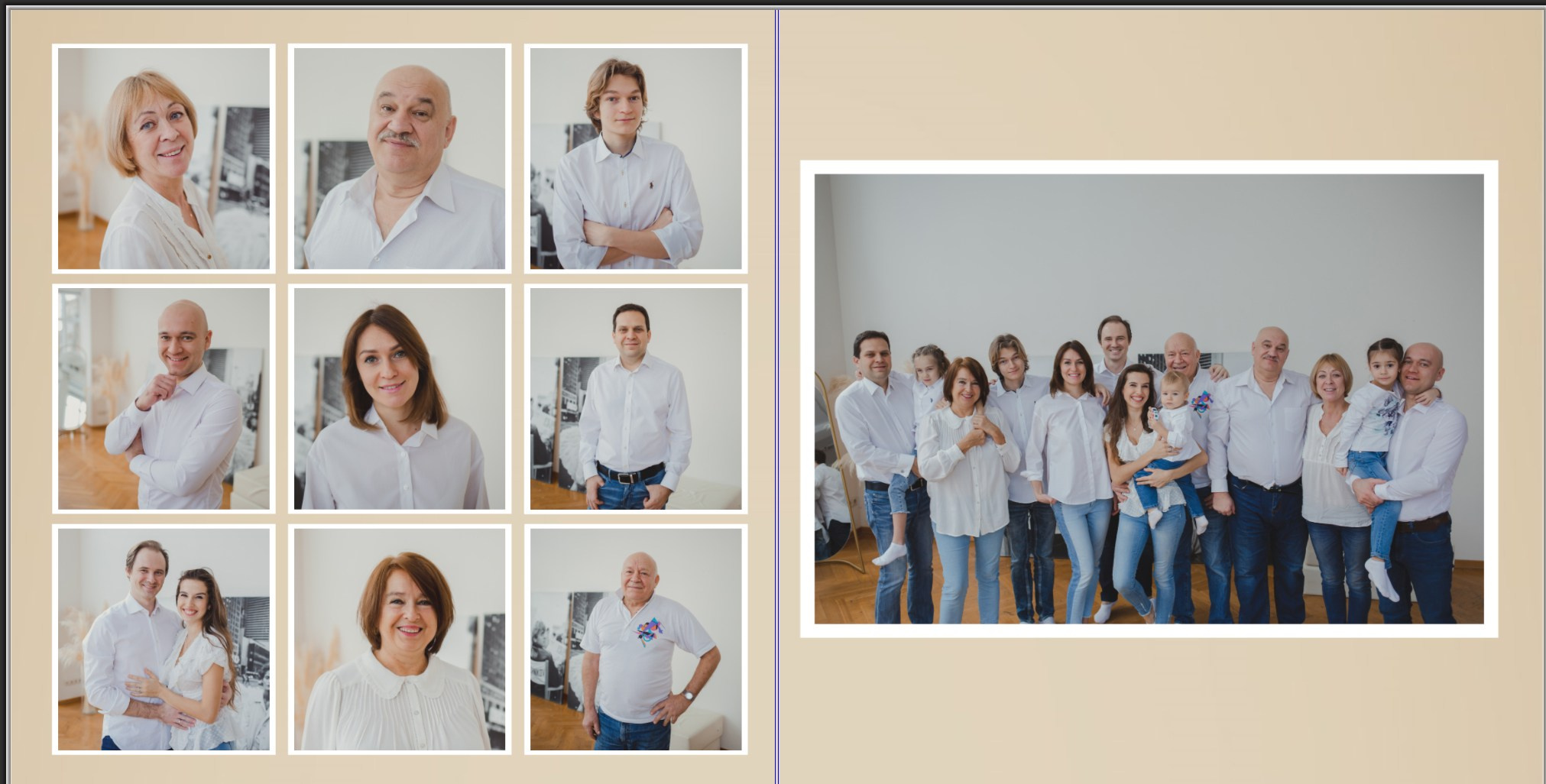 Семейные фотокниги. Семейный фотограф Николаева Ольга