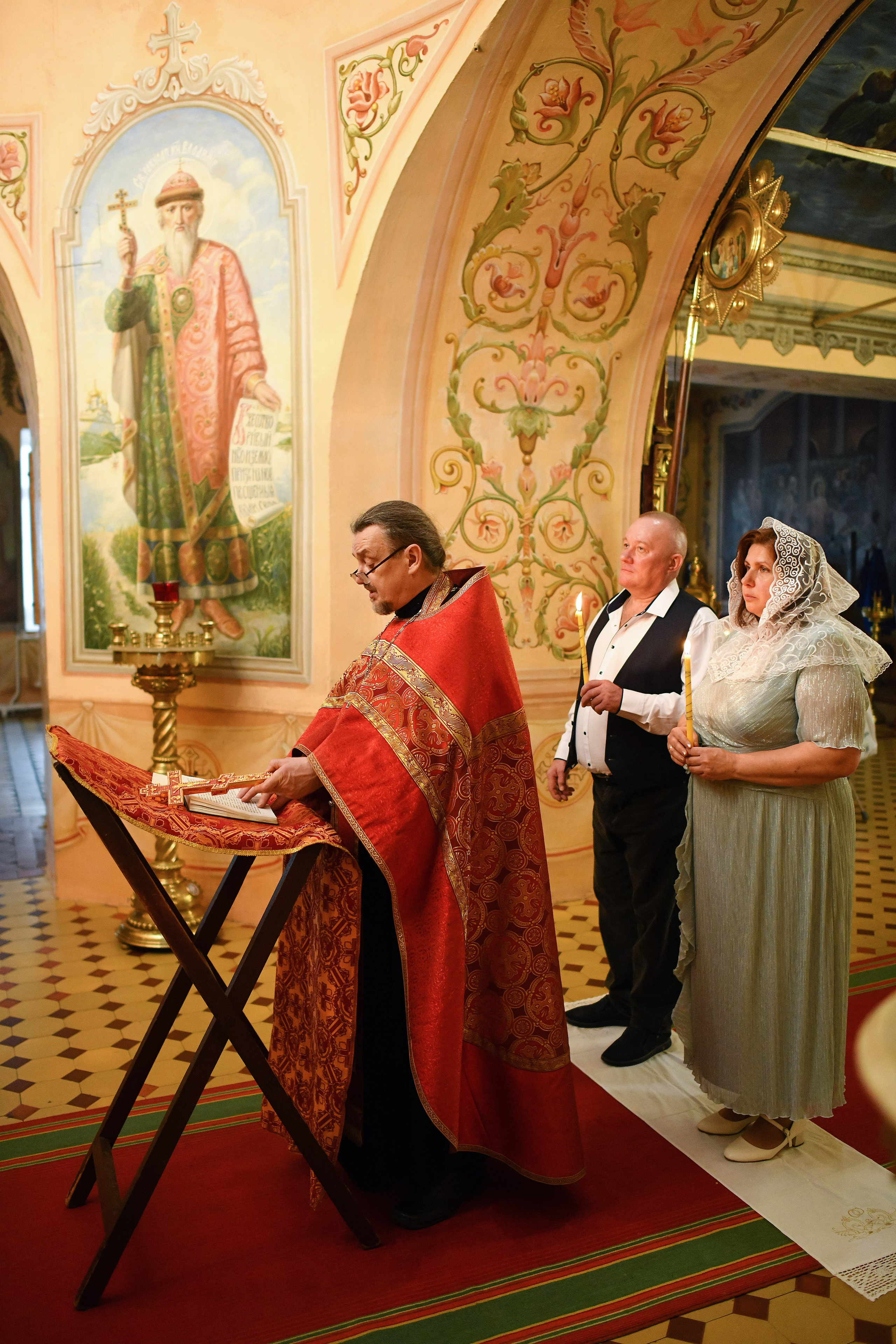 Венчание в Никольской церкви. Свадебный и портретный фотограф в Москве Галина Борисова