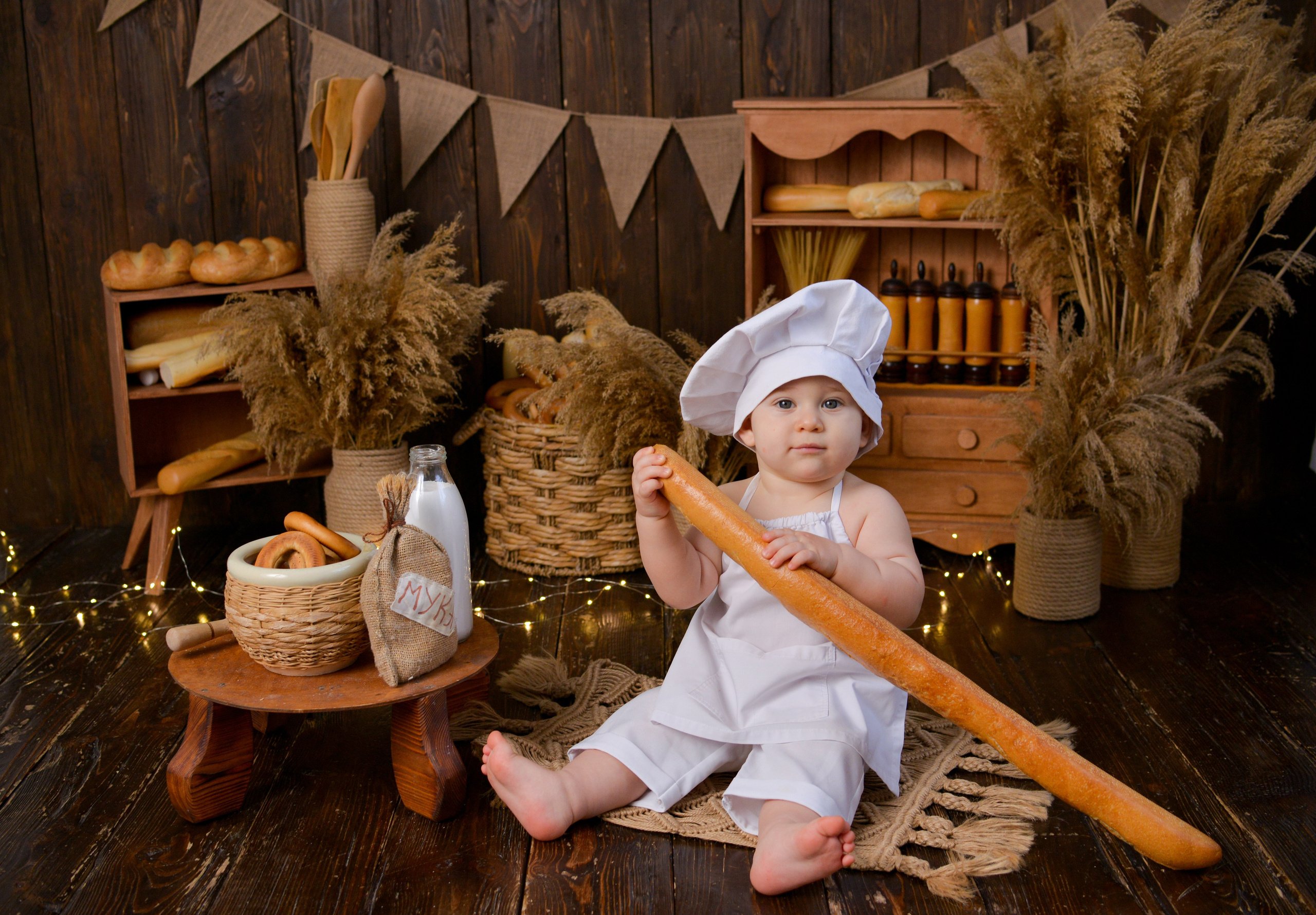 Первые кадры с фотосессии к годику. Фотограф новорожденных Краснодар Малышенко Надежда