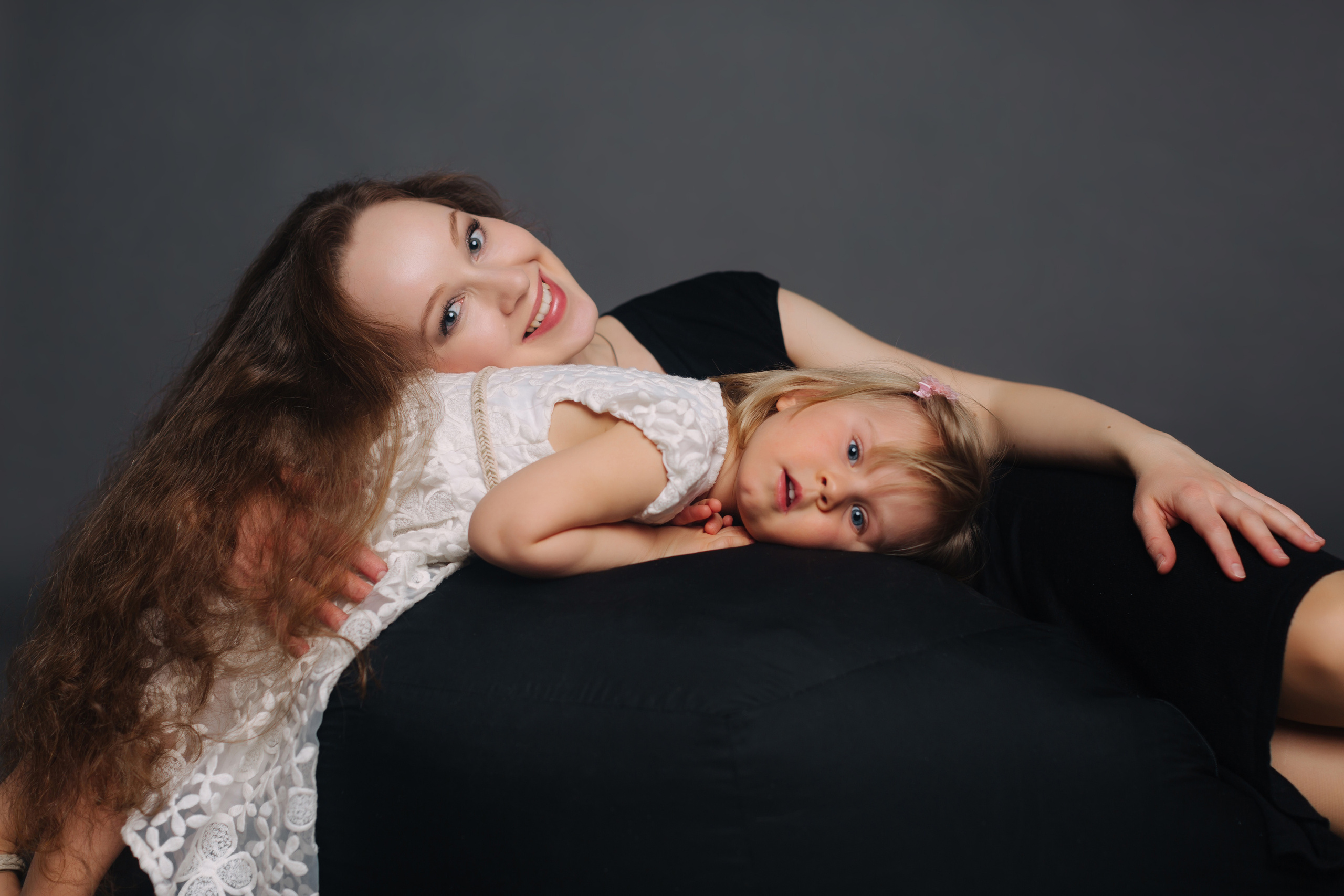 Настя и дочка. Семейный и портретный фотограф в Санкт-Петербурге Андрей Воробьев