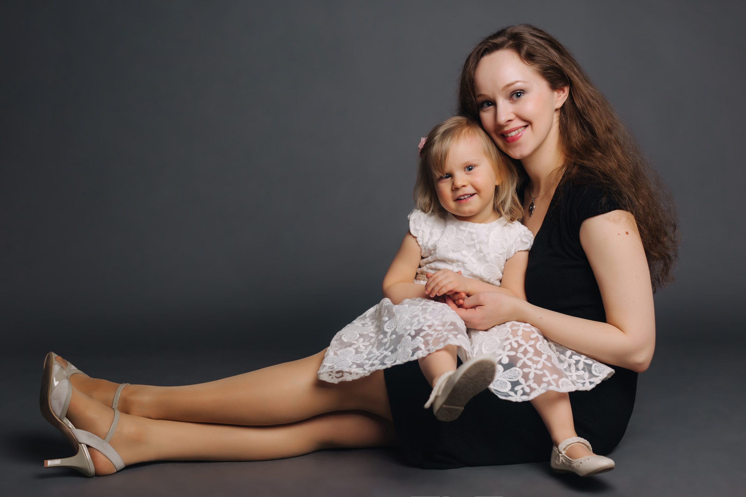 Настя и дочка. Семейный и портретный фотограф в Санкт-Петербурге Андрей Воробьев