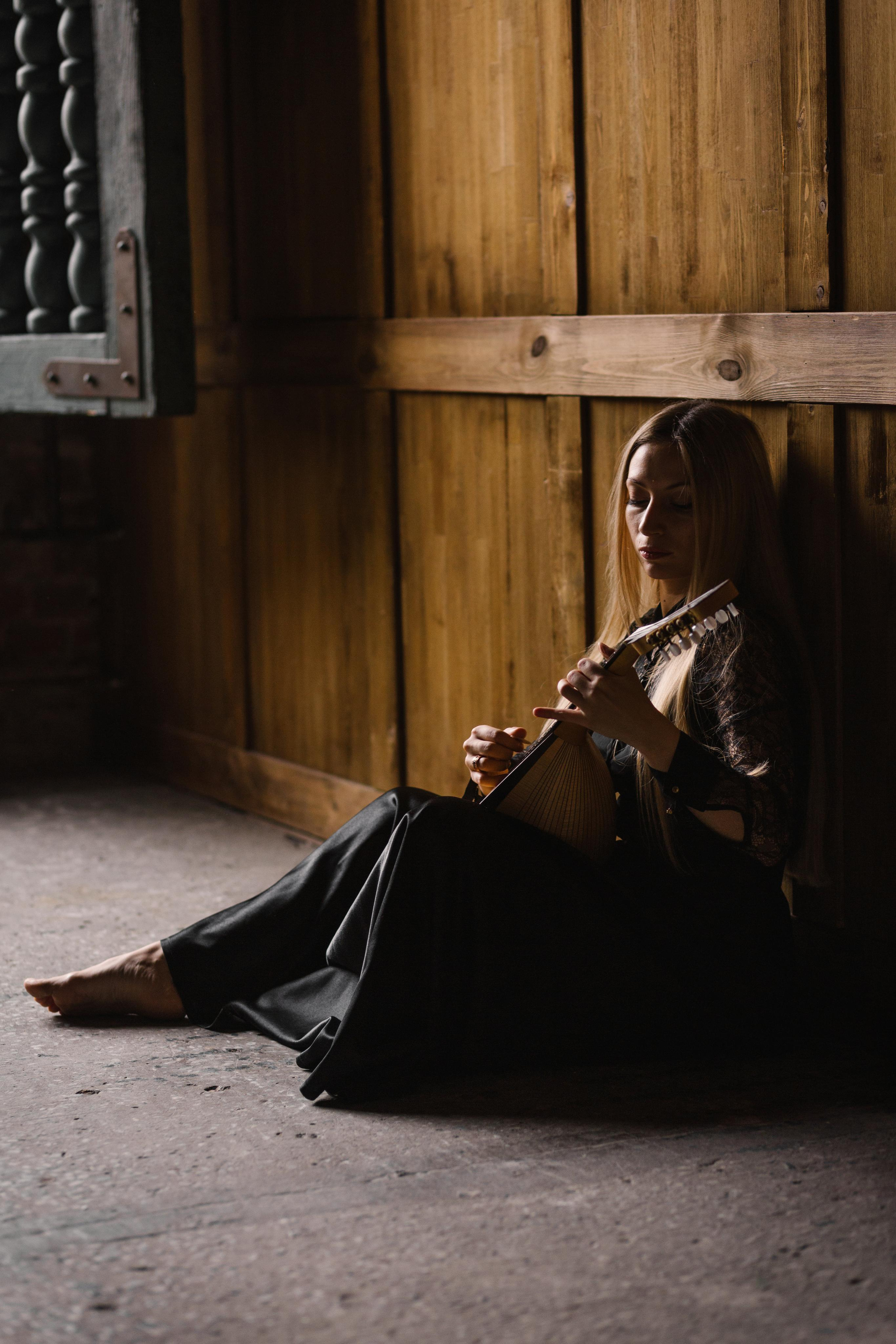 Таня с Мандолой. Семейный и портретный фотограф в Санкт-Петербурге Андрей Воробьев