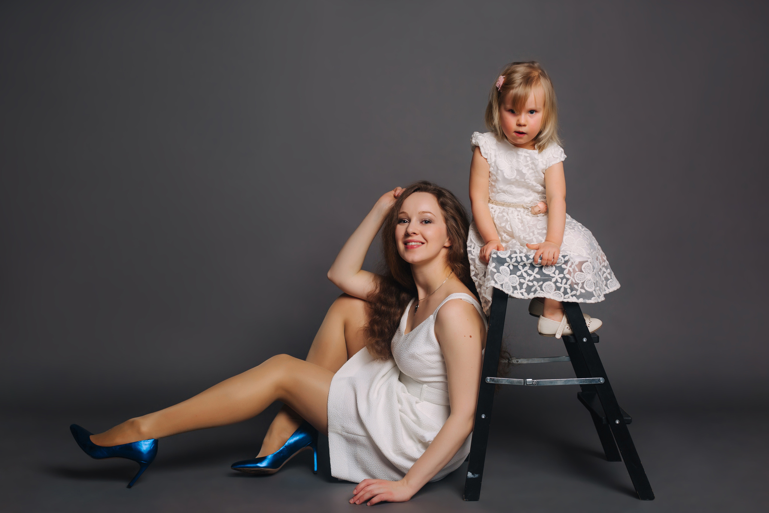 Настя и дочка. Семейный и портретный фотограф в Санкт-Петербурге Андрей Воробьев