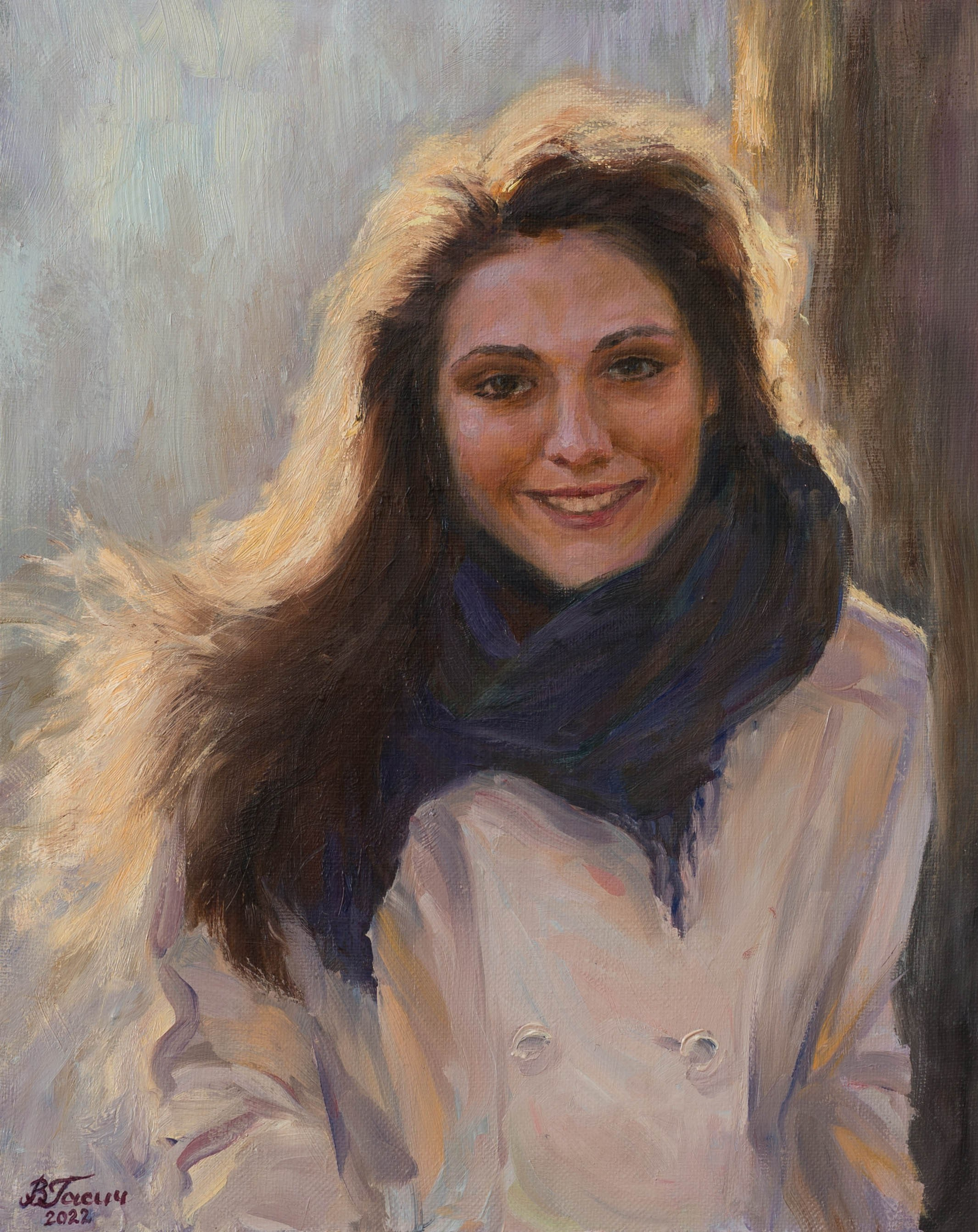 Портрет, фигура / Portrait, figure. Художник Василий Гасич