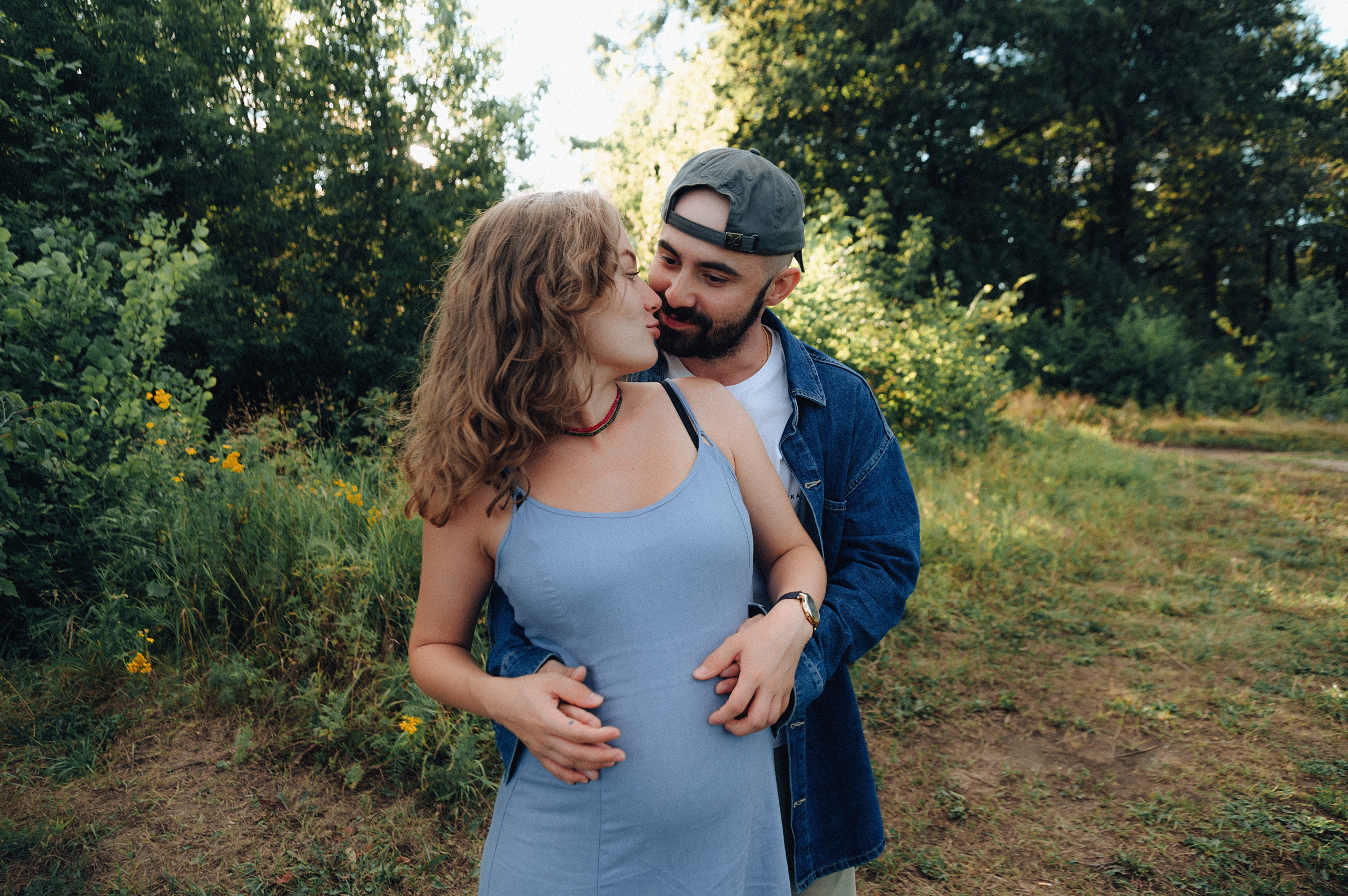 Лес.закат.Вика и Денис. Детский и семейный фотограф Катерина Мишина