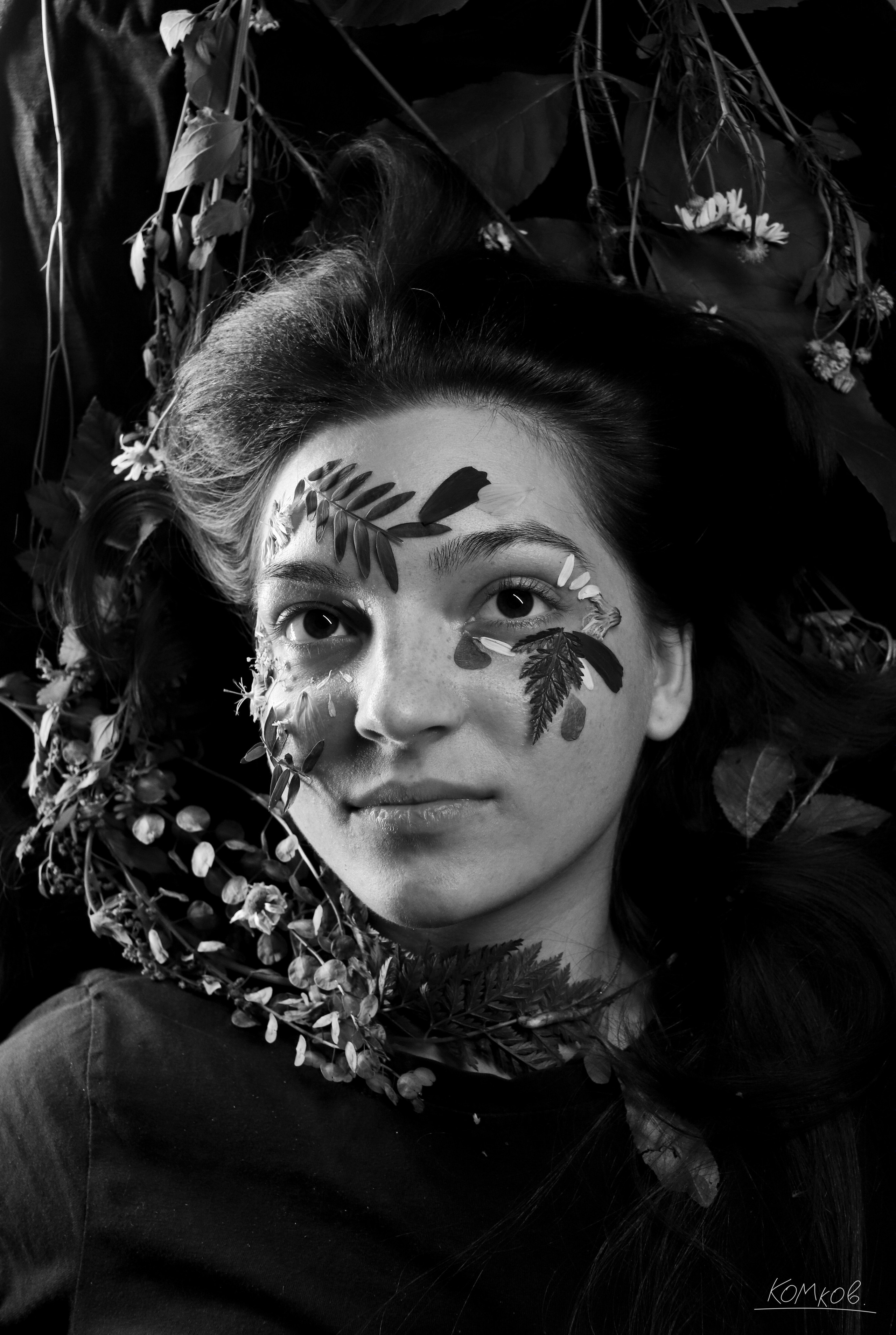 Маша и цветы. Ивентный фотограф в Санкт-Петербурге Олег Комков