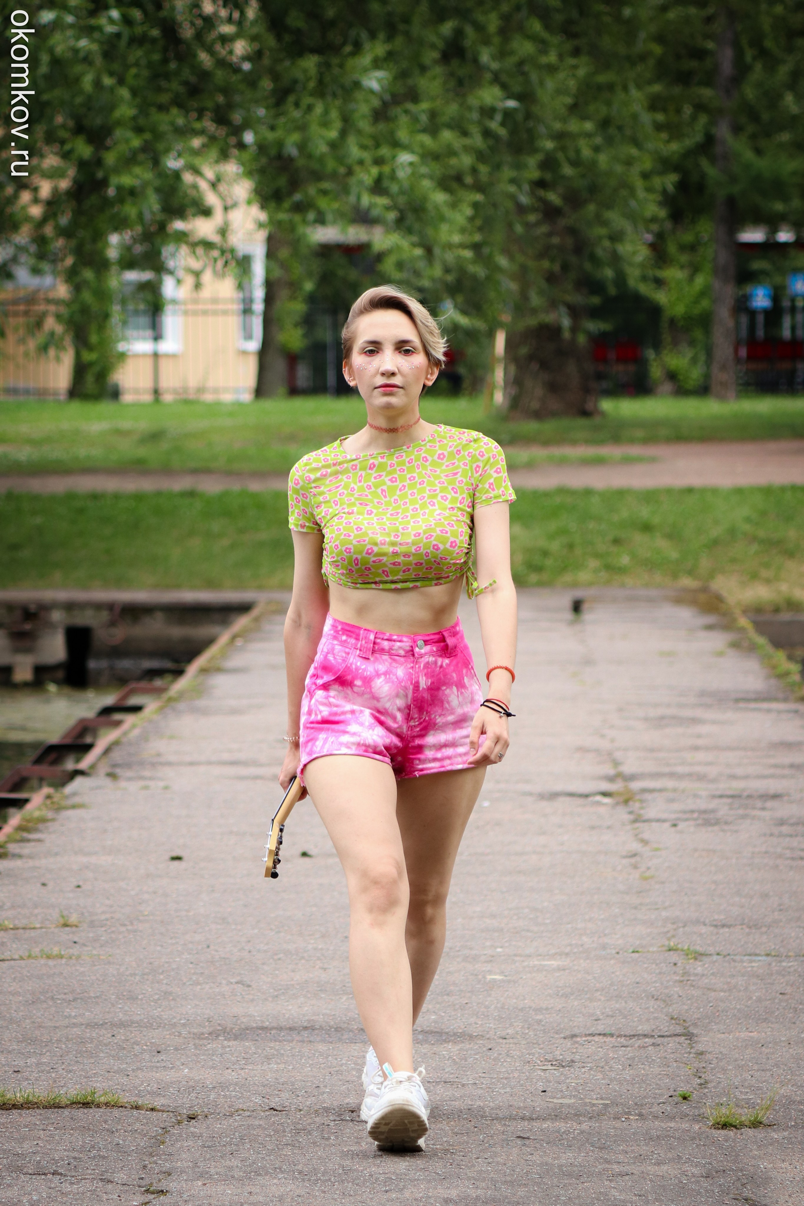 Показ образов на пирсе Московского парка Победы. Ивентный фотограф в Санкт-Петербурге Олег Комков