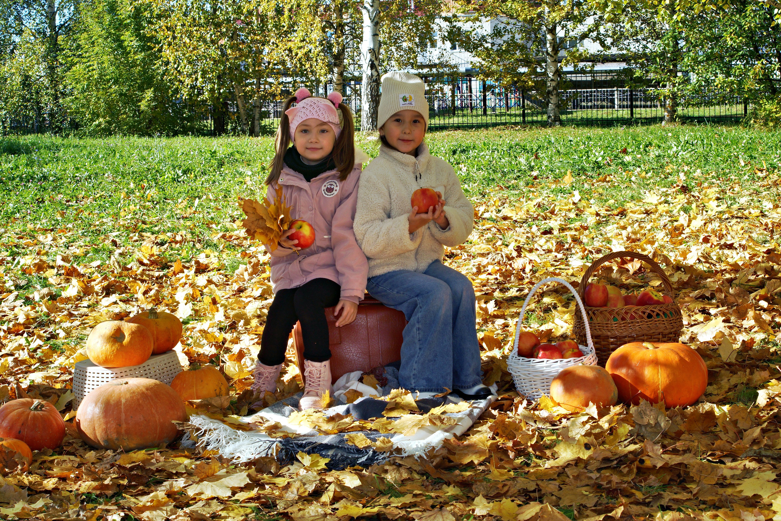Осенняя фотосессия в детском саду г. Йошкар-Ола