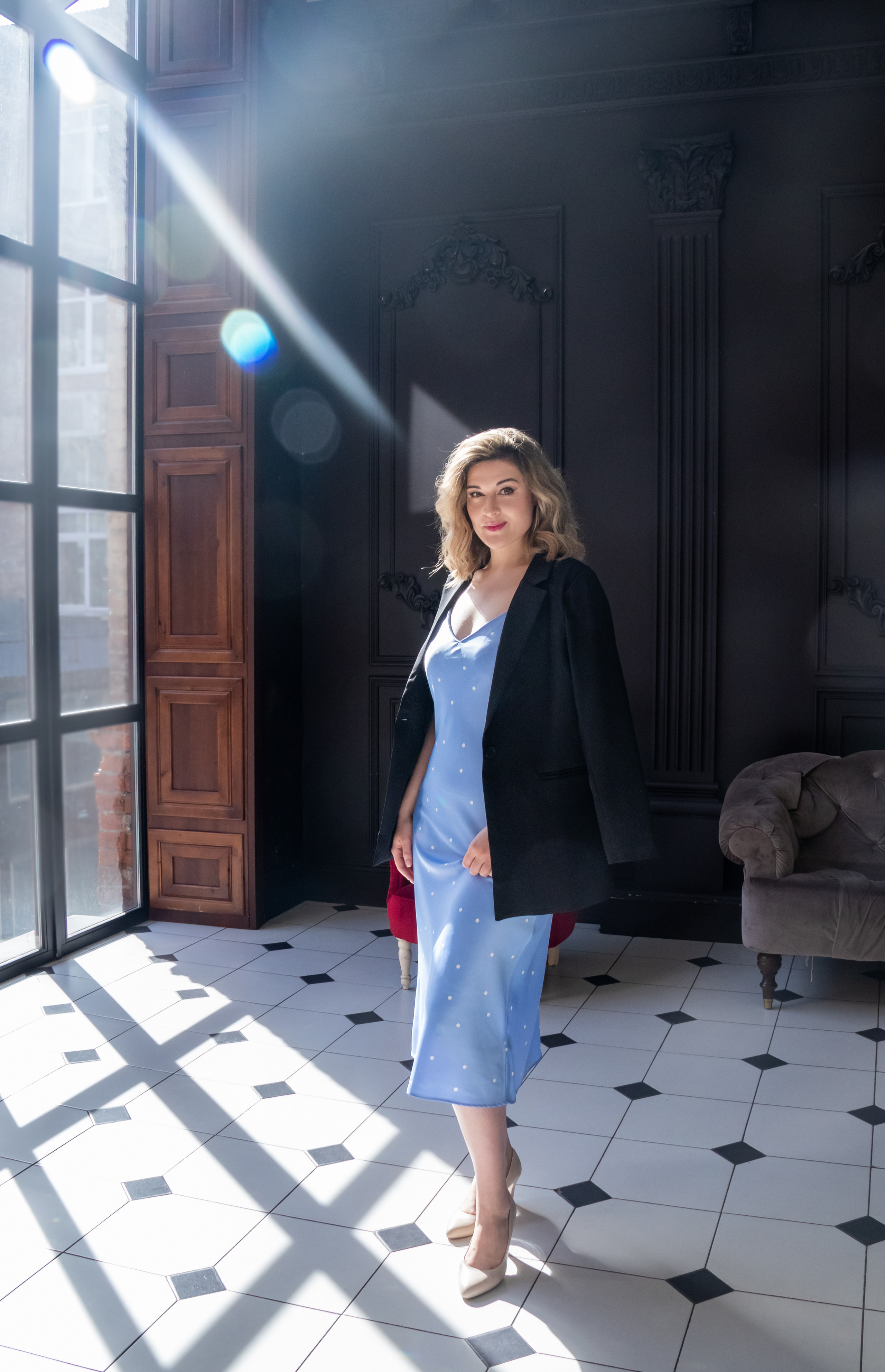 Кристина в студии Грэмми. Наталия Фролова. Фотограф. Москва