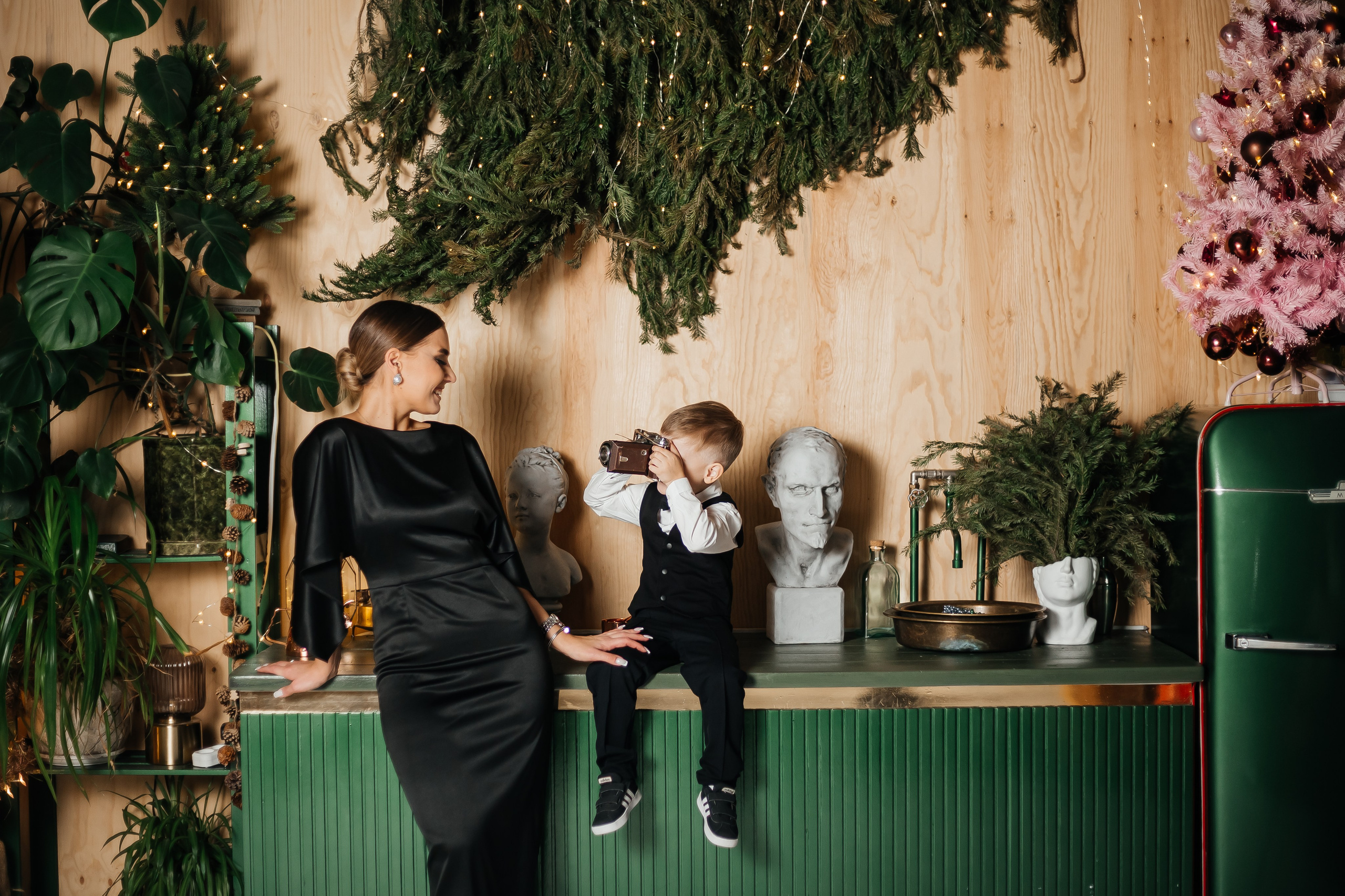 Мама и сын. Фотограф Мария Новоселова. Сургут