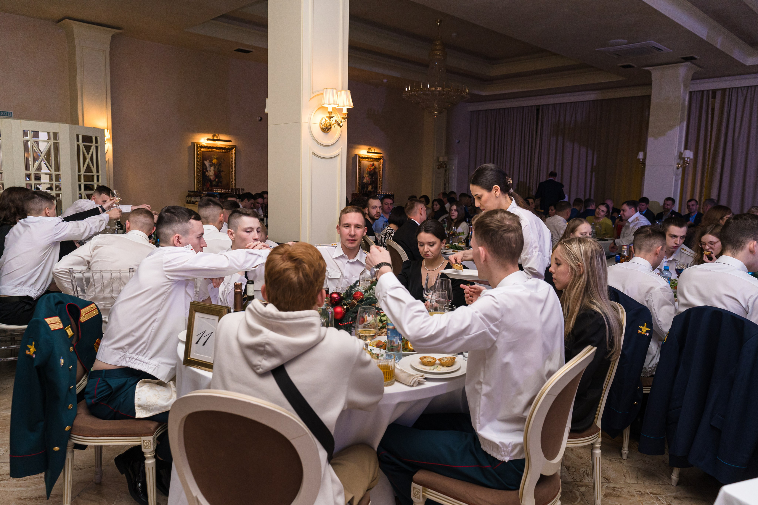 Фотосъемка выпуска военной академии и вручение дипломов