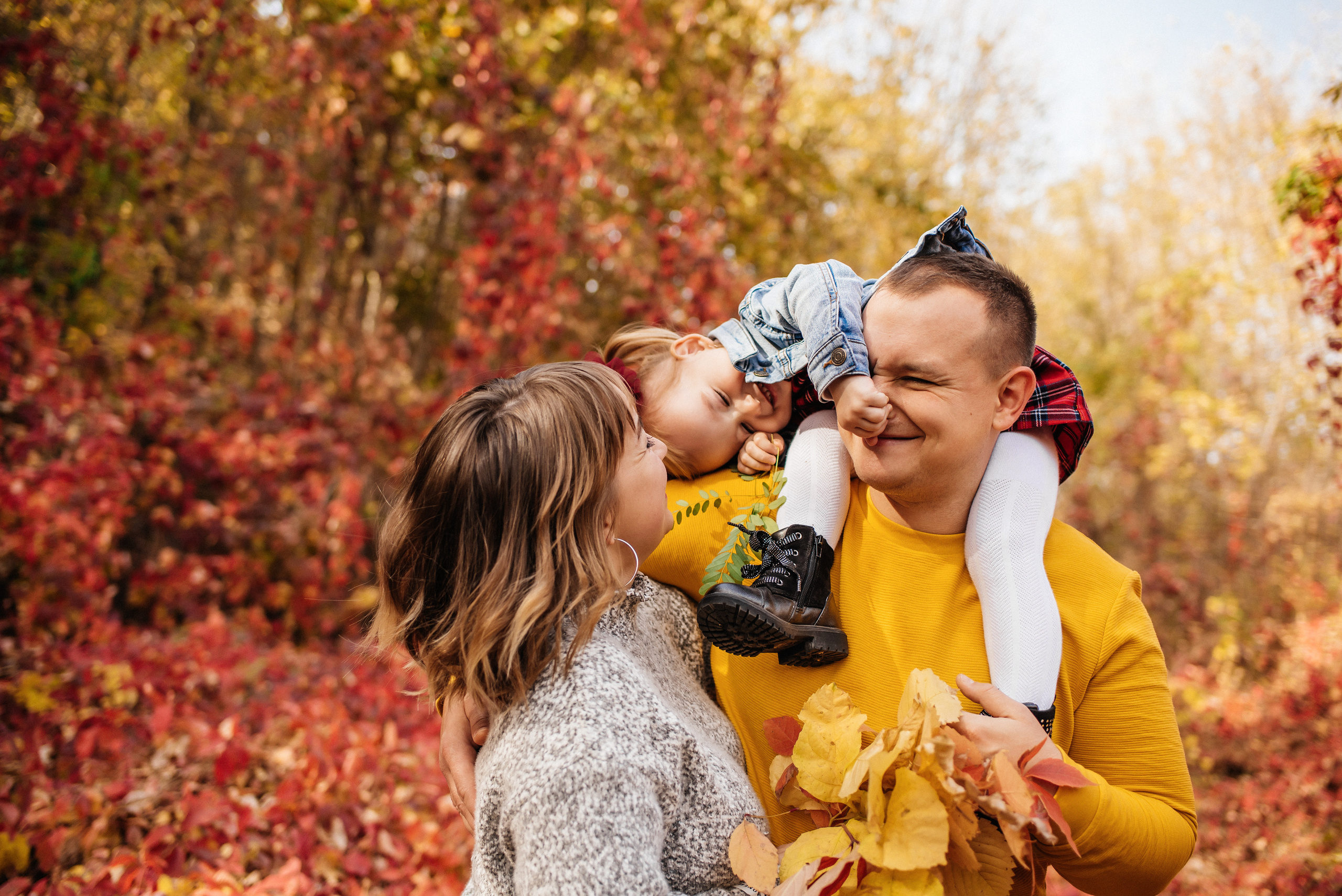 Милана и её родители