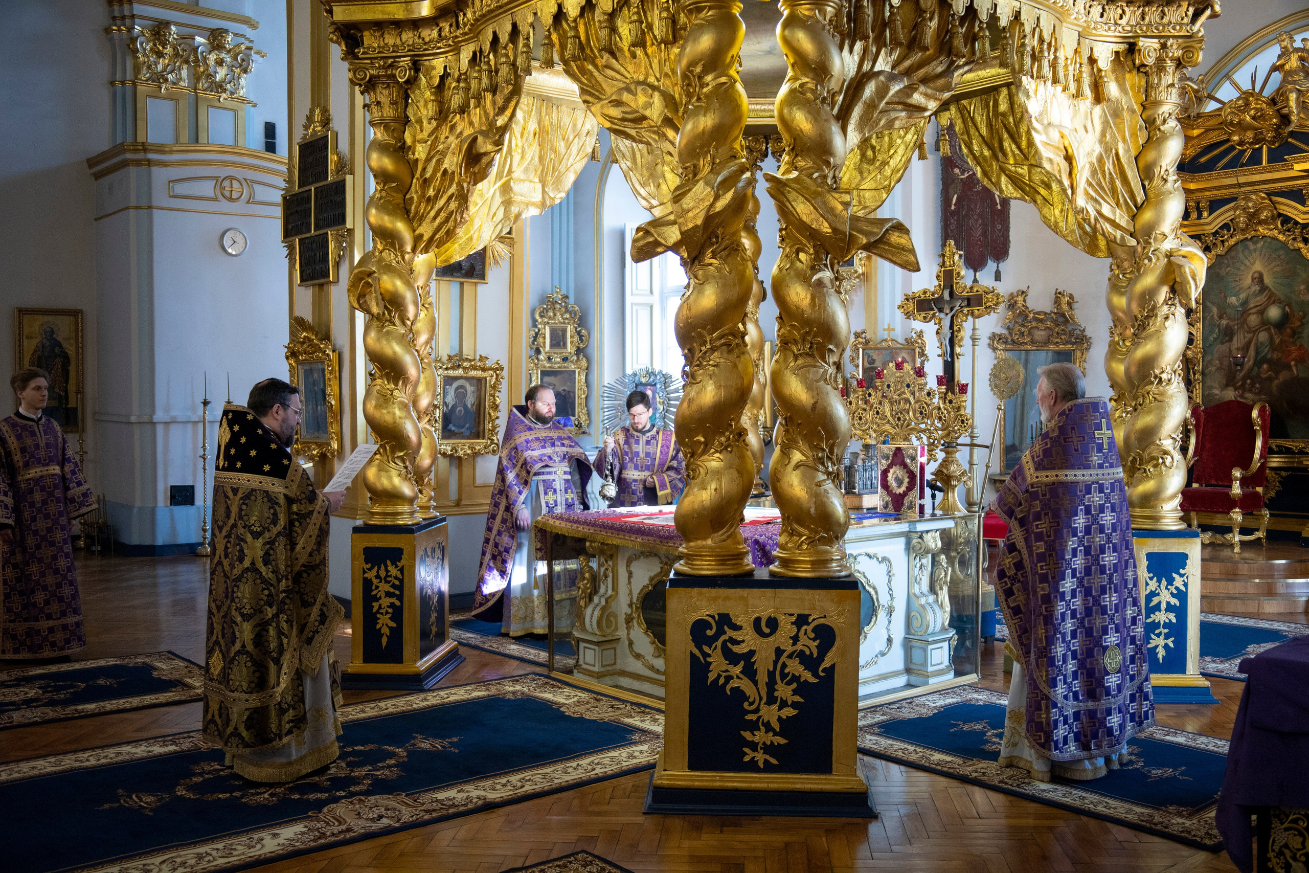 НЕДЕЛЯ ПРЕПОДОБНОГО ИОАННА ЛЕСТВИЧНИКА. ДЕНЬ ПАМЯТИ ПРЕПОДОБНОГО АЛЕКСИЯ, ЧЕЛОВЕКА БОЖИЕГО. НИКОЛО-БОГОЯВЛЕНСКИЙ МОРСКОЙ СОБОР