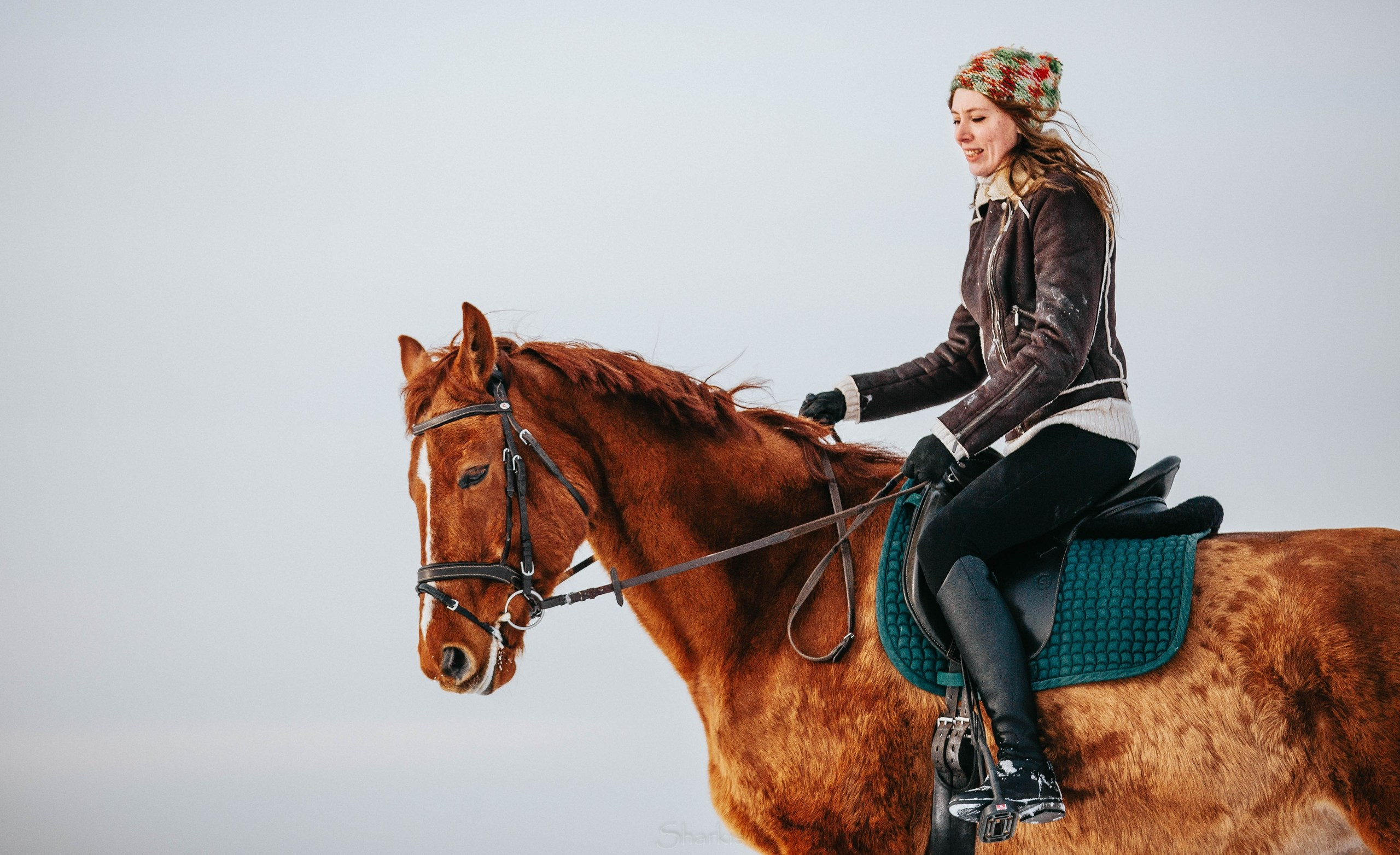 Ирина и Гепард. Фотограф Елизавета Филатова