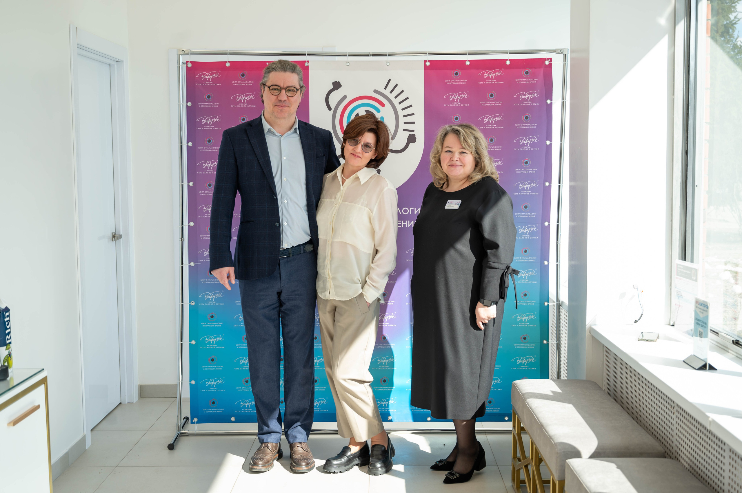 Съёмка открытия оптики