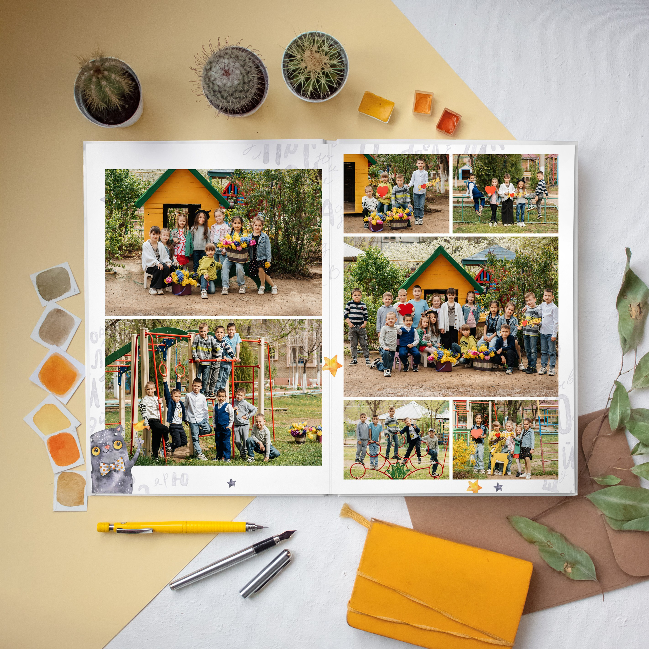 Кот ученый. Дизайнер fotokniga_ast