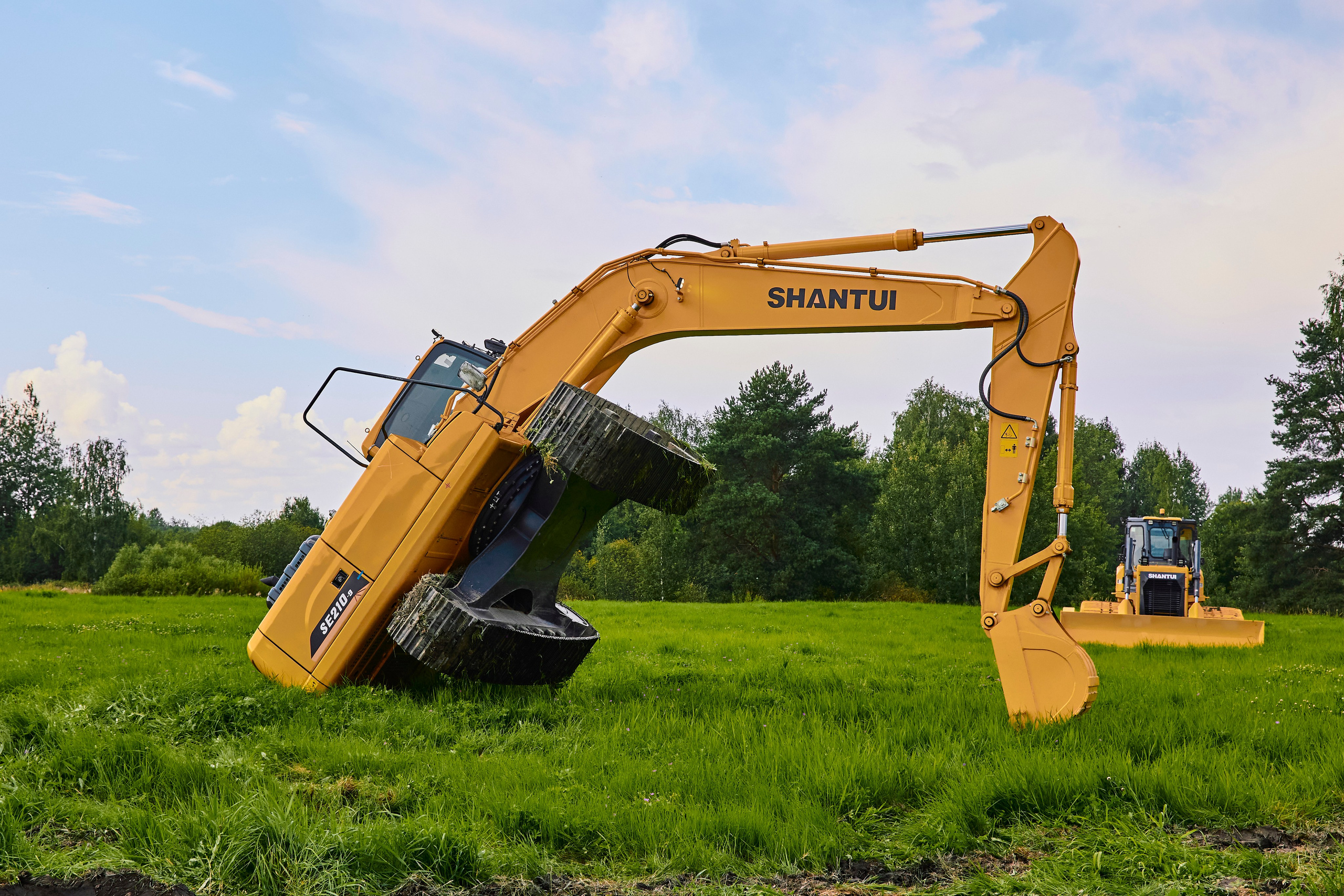 Презентация спец. техники Shantui. Фотограф Александра Иванова