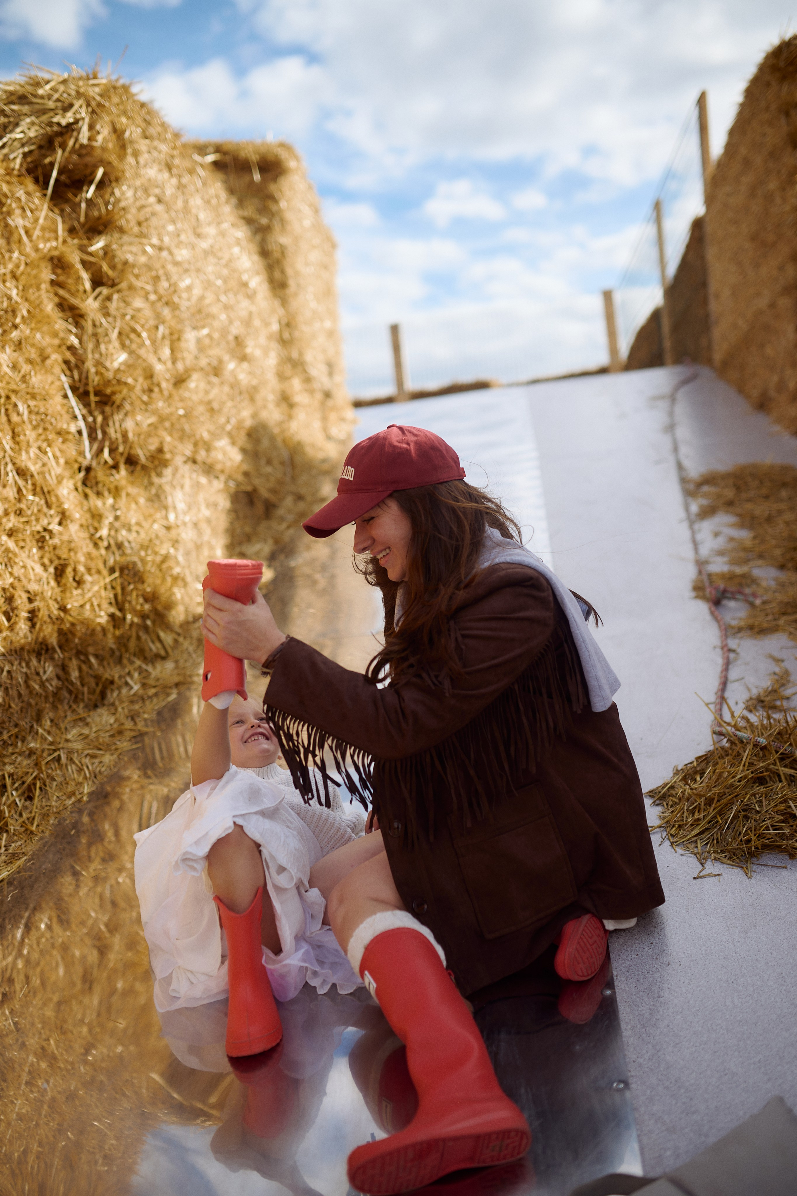 Кристина и Ариша на ферме. Семейный и свадебный lifestyle-фотограф в Москве Мария Петрова