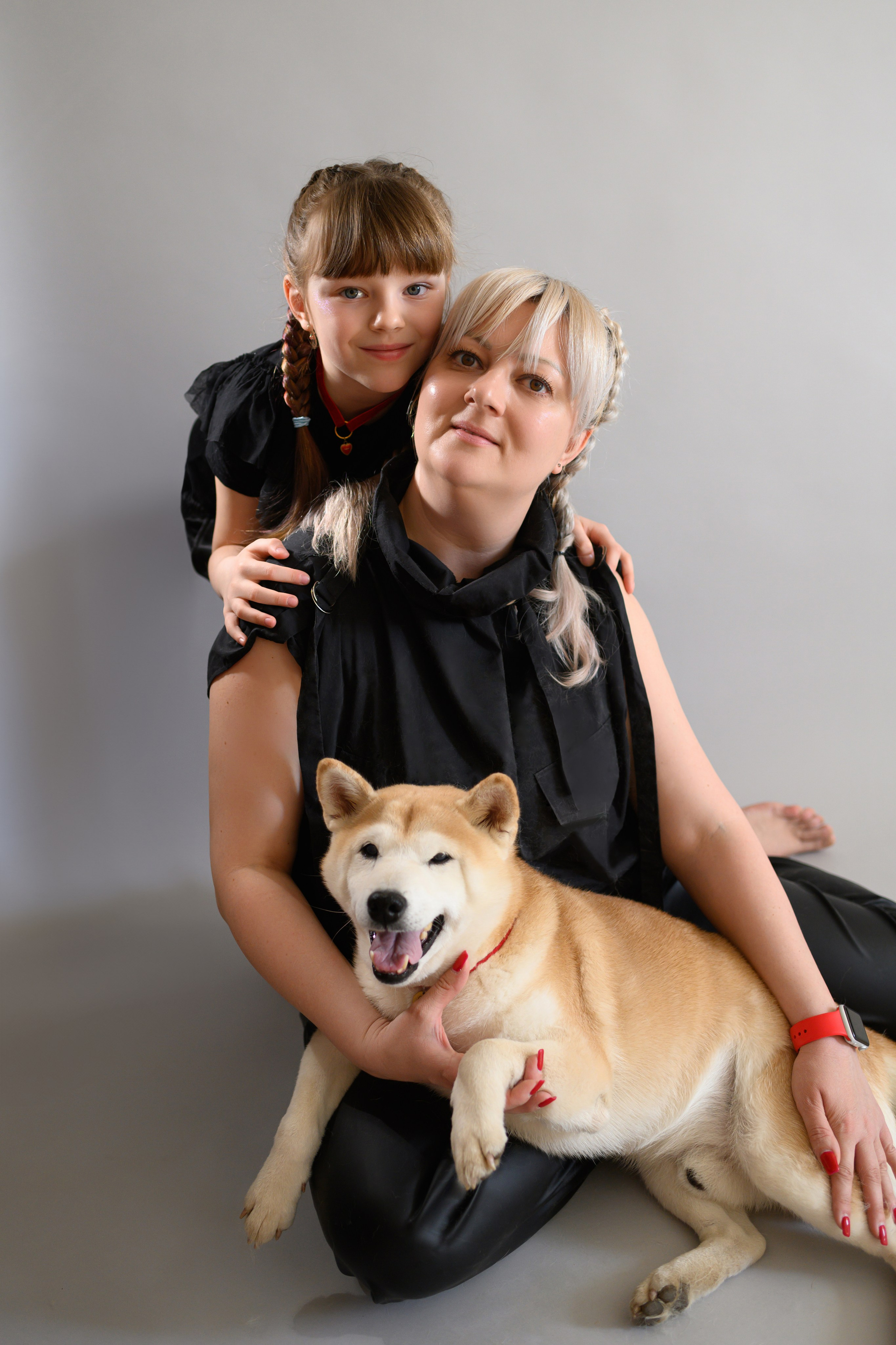 Дети и собачки. Семейный, детский фотограф в Москве Дегтярева Анастасия