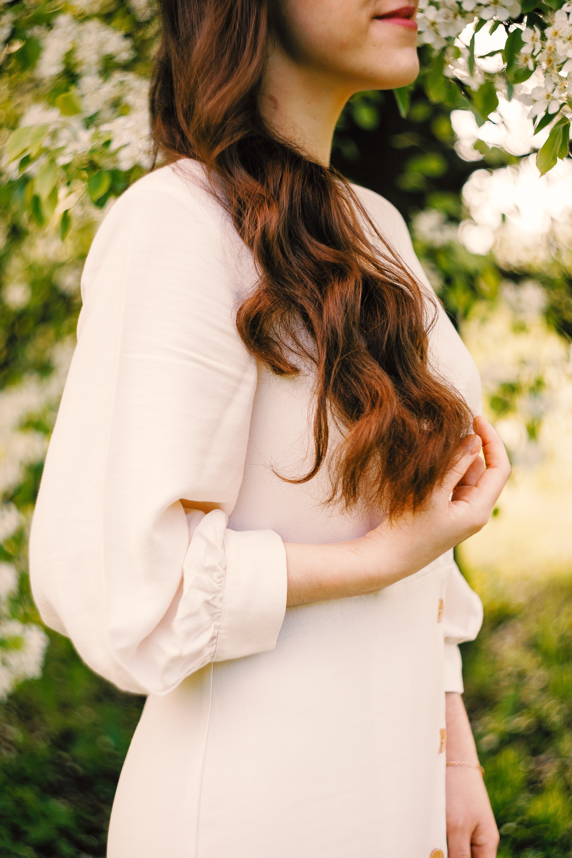 Фотосессия в цветущем саду