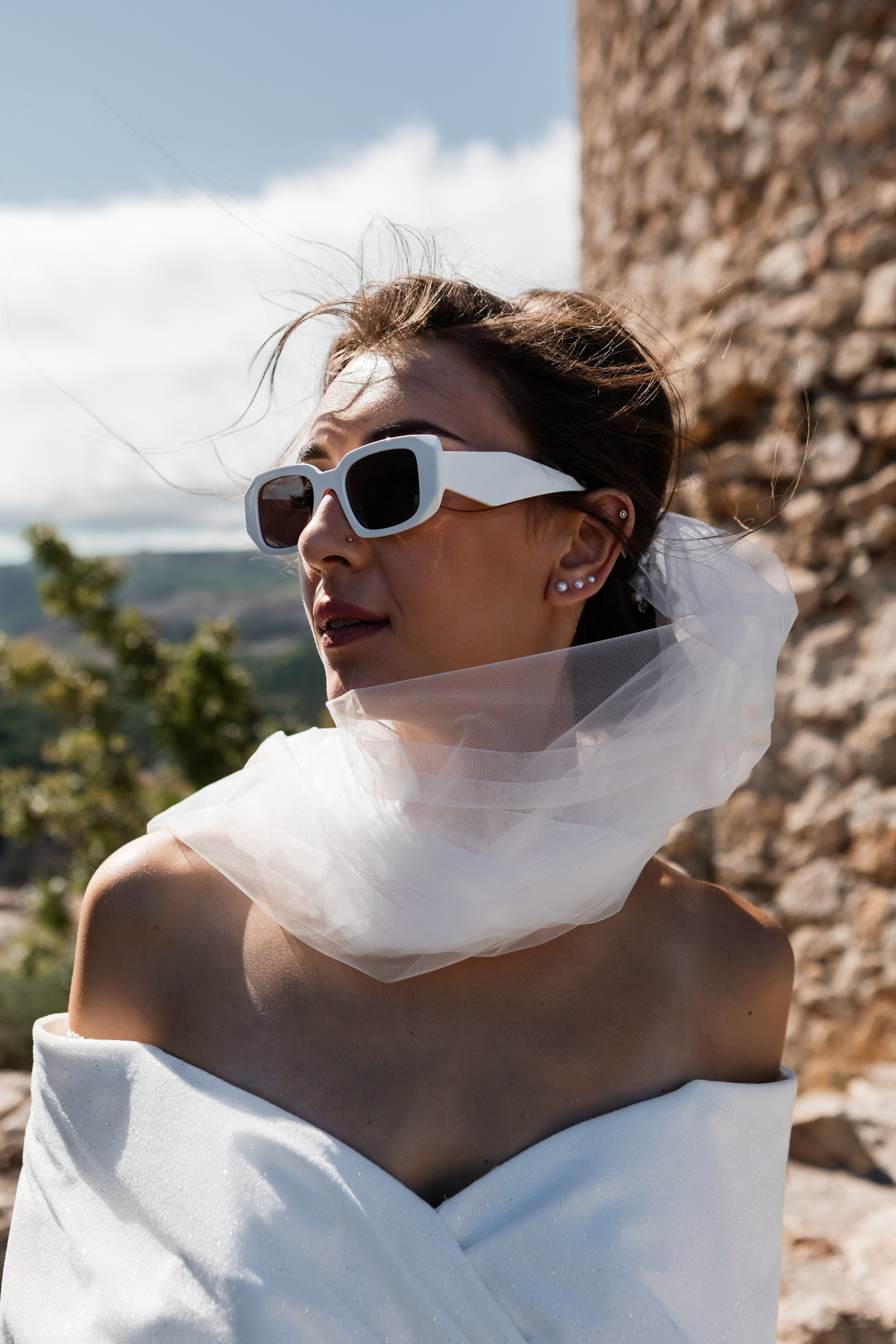 Свадебная съёмка в Балаклаве в крепости Чембало. Свадебный фотограф, фотосъемка в Крыму, Севастополе, Симферополе, Ялте