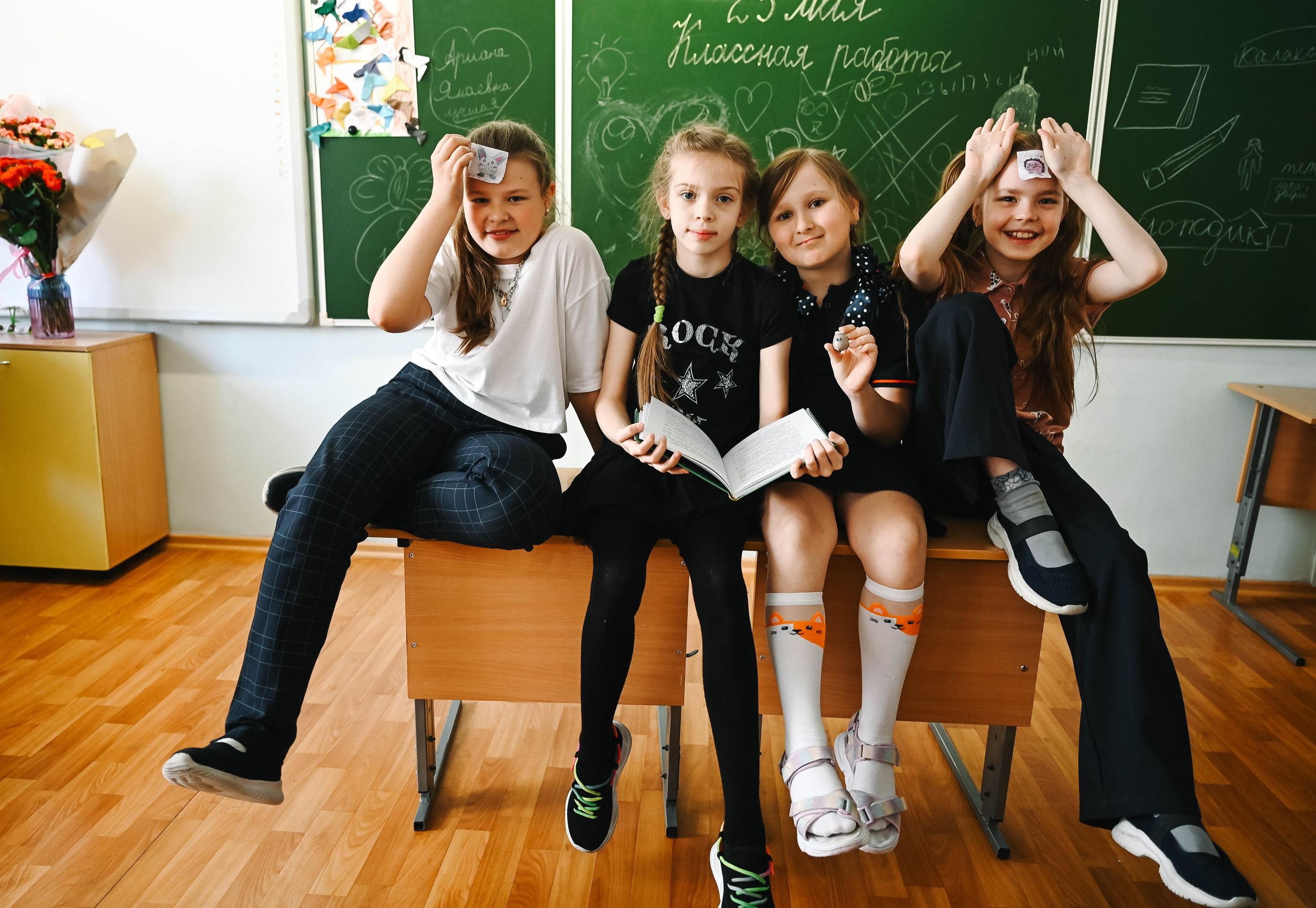 Школа съёмка в классе. Фотограф Алёна Мил
