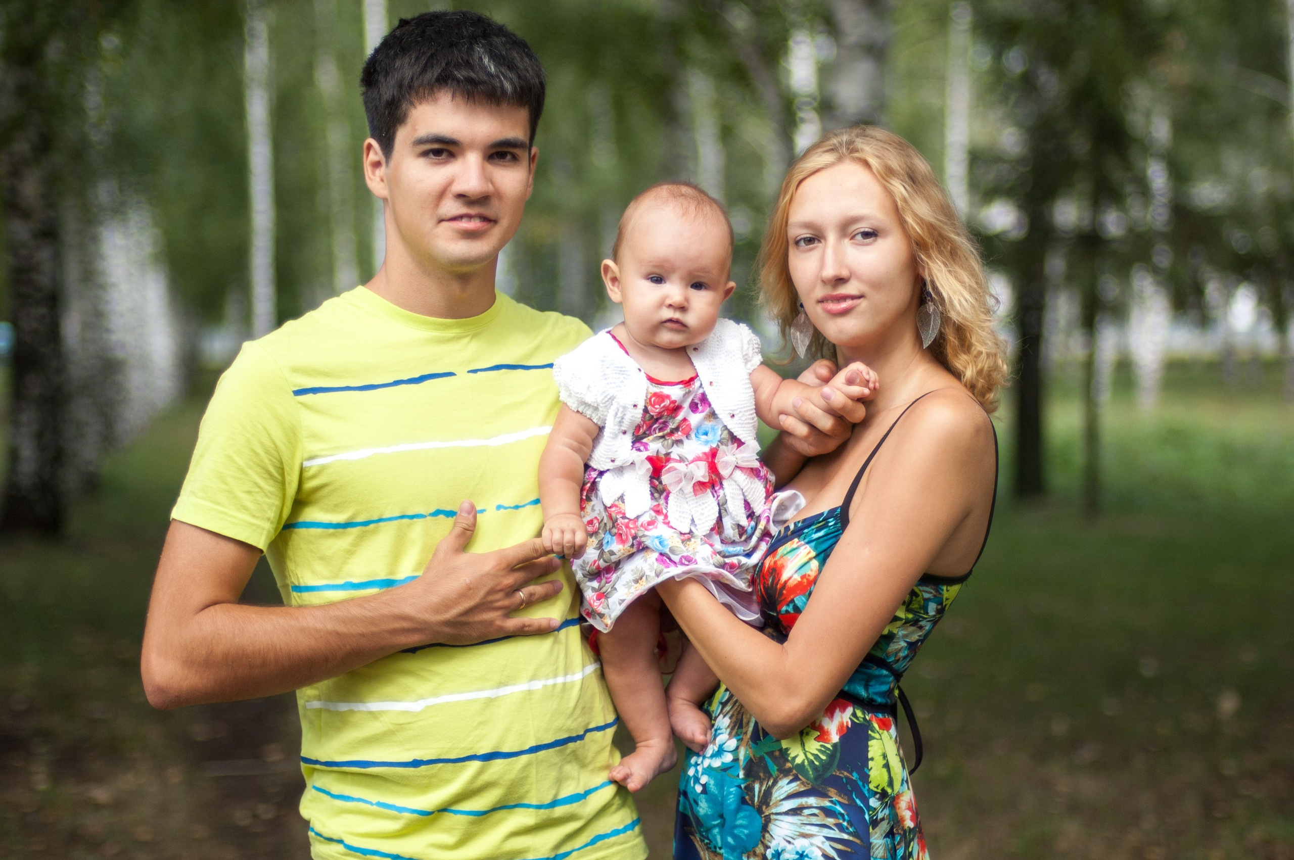 Семейная съемка в парке Победы. Портретный креативный творческий фотограф в Казани Михаил Бушенев