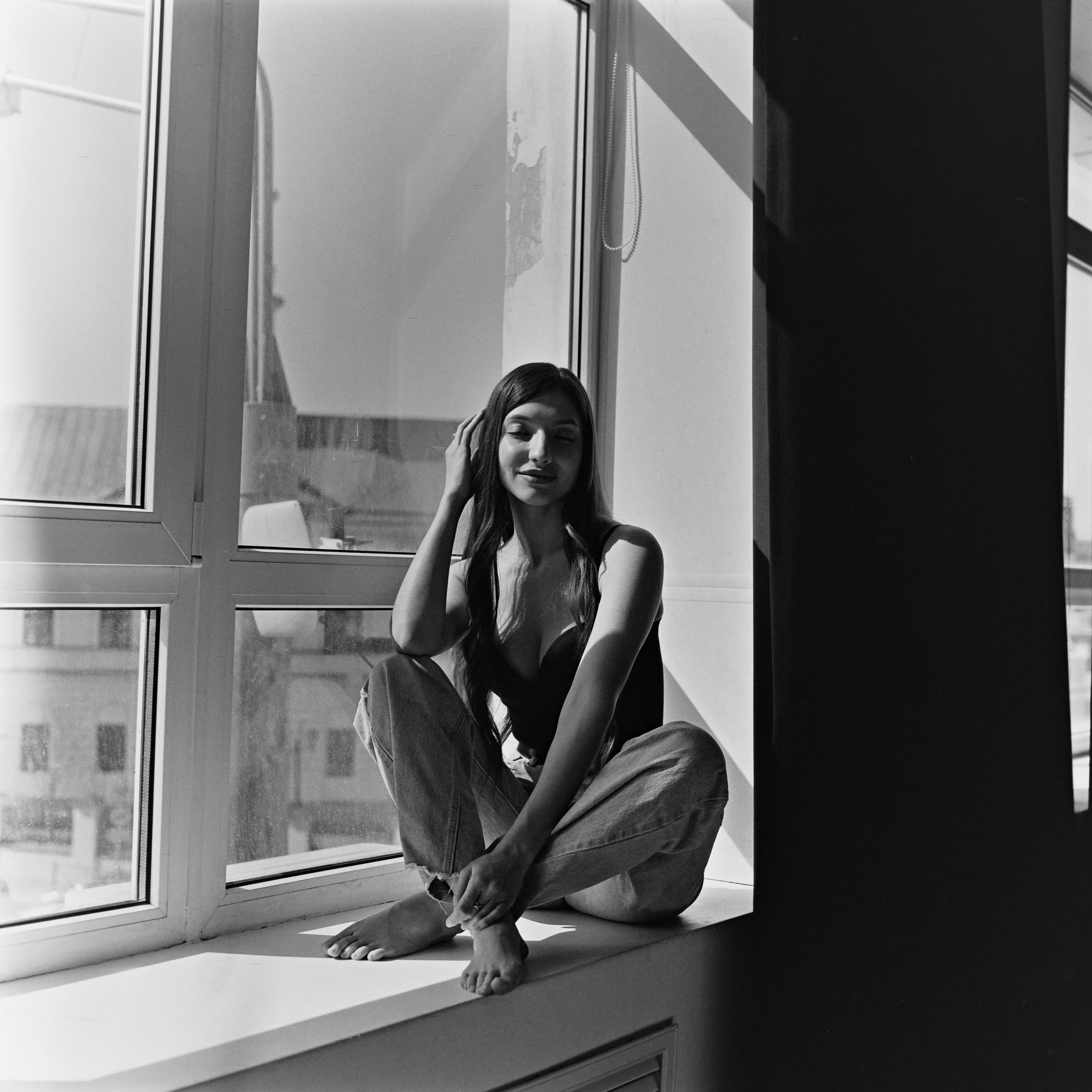 Аделина и солнце