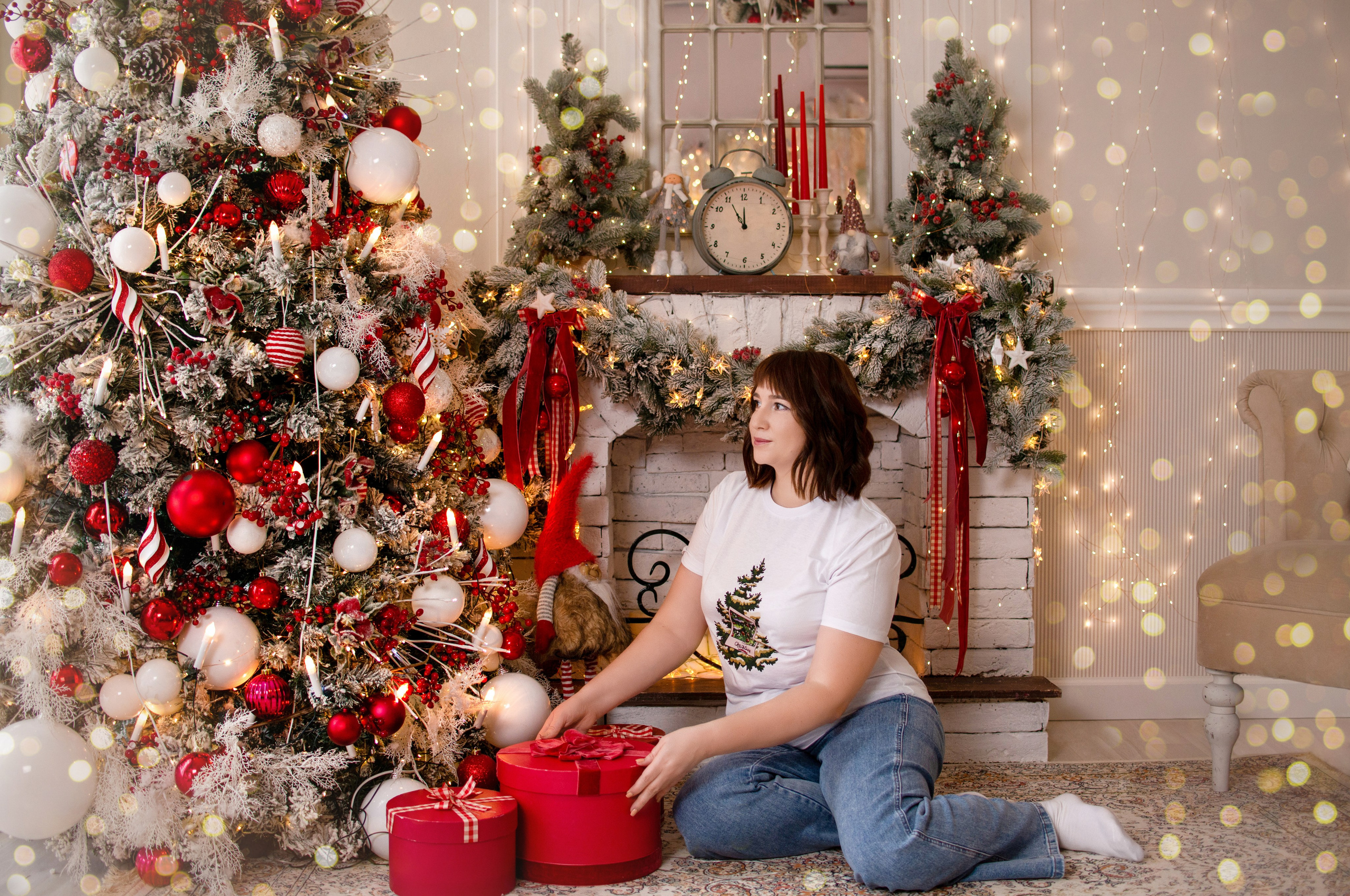 Новогодняя семейная фотосессия в Краснодаре 2023-2024. Фотограф новорожденных Краснодар Малышенко Надежда