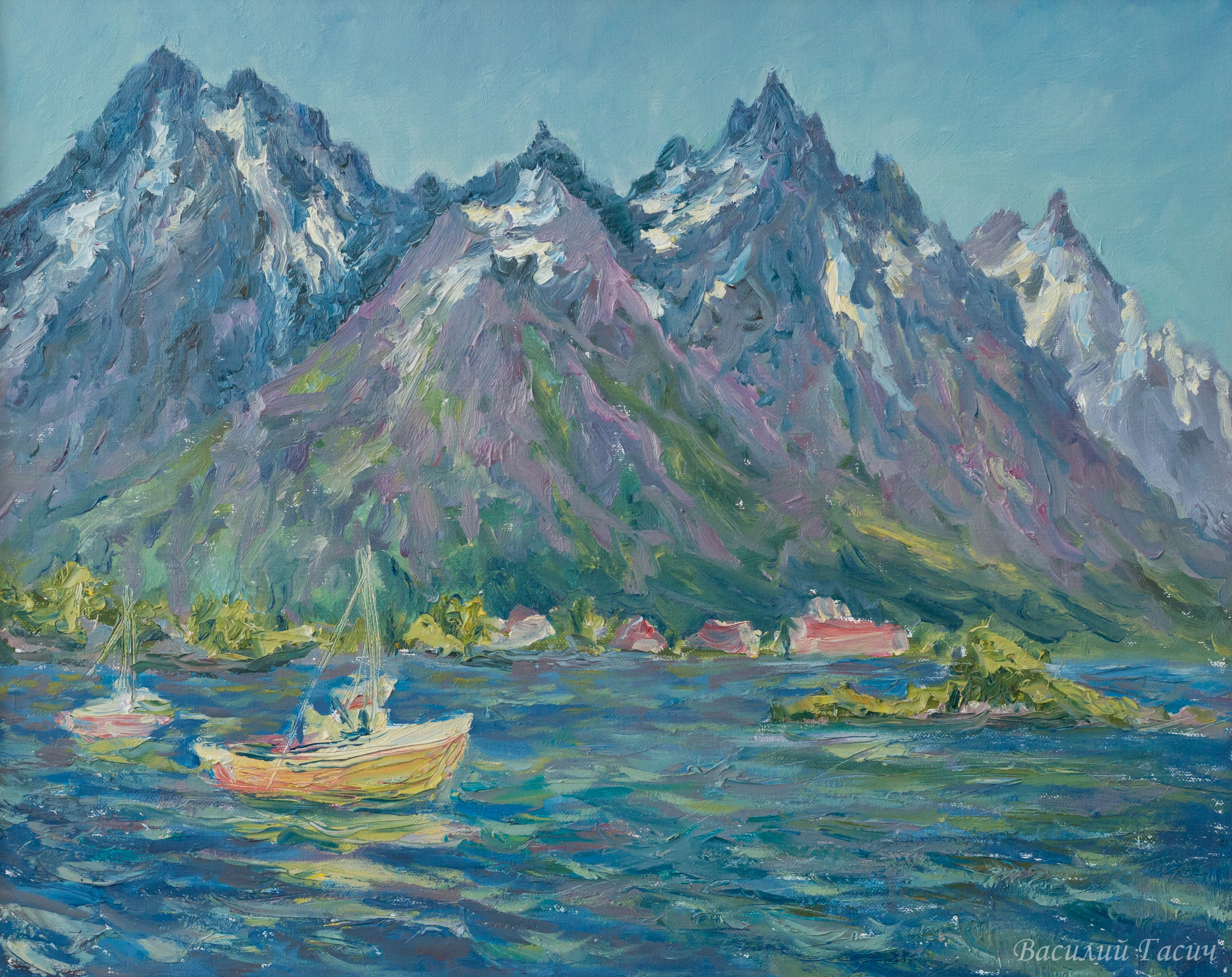 Норвежский пленэр. Художник Василий Гасич