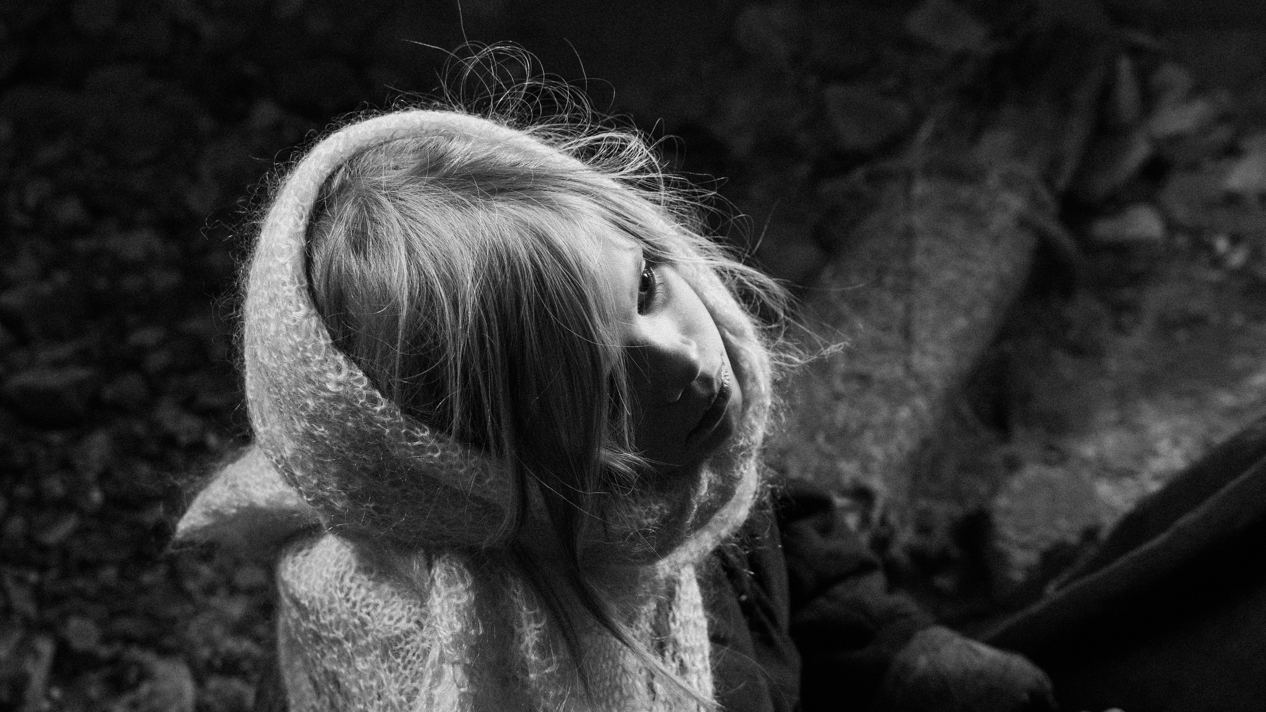 На съемках фильма «Июньская полынь». Мария Колесникова