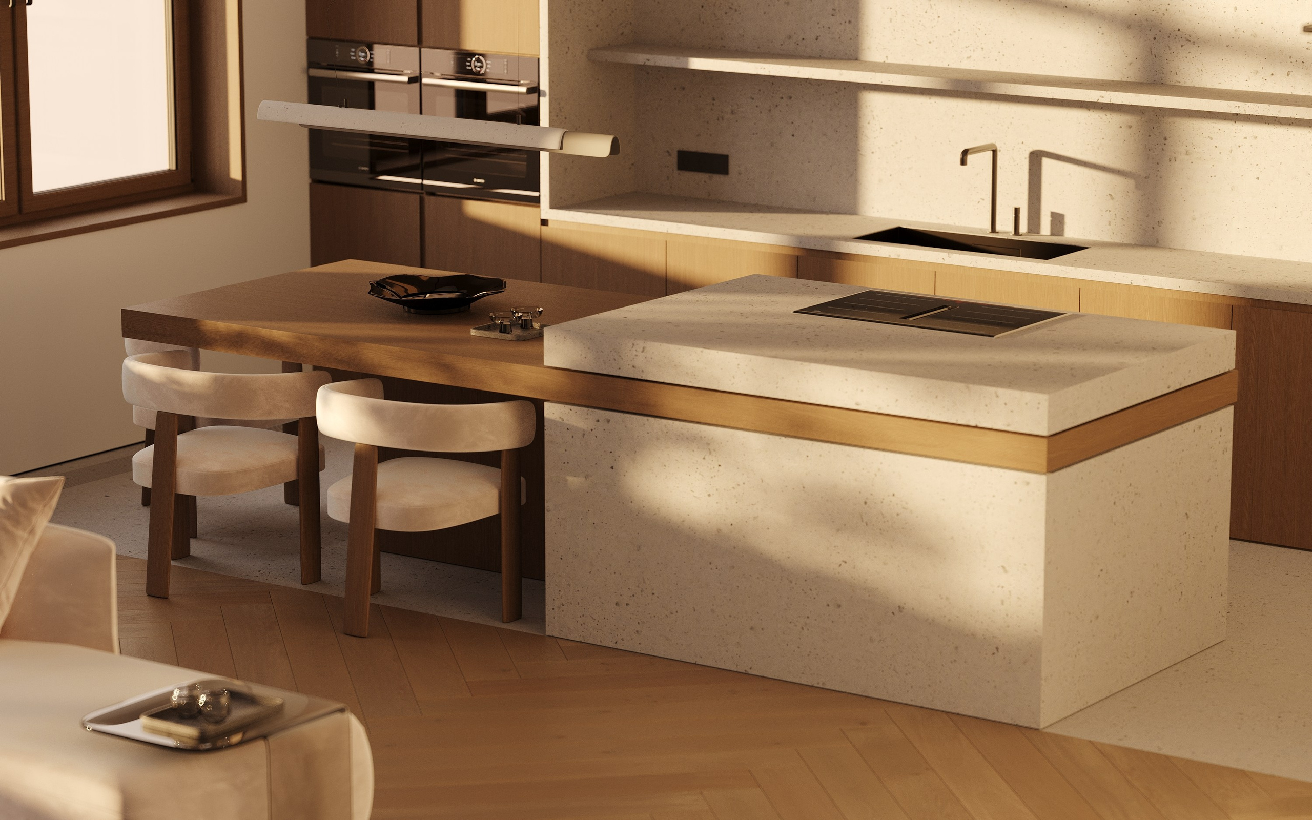 Living room. 3D визуализация интерьеров — Ирина