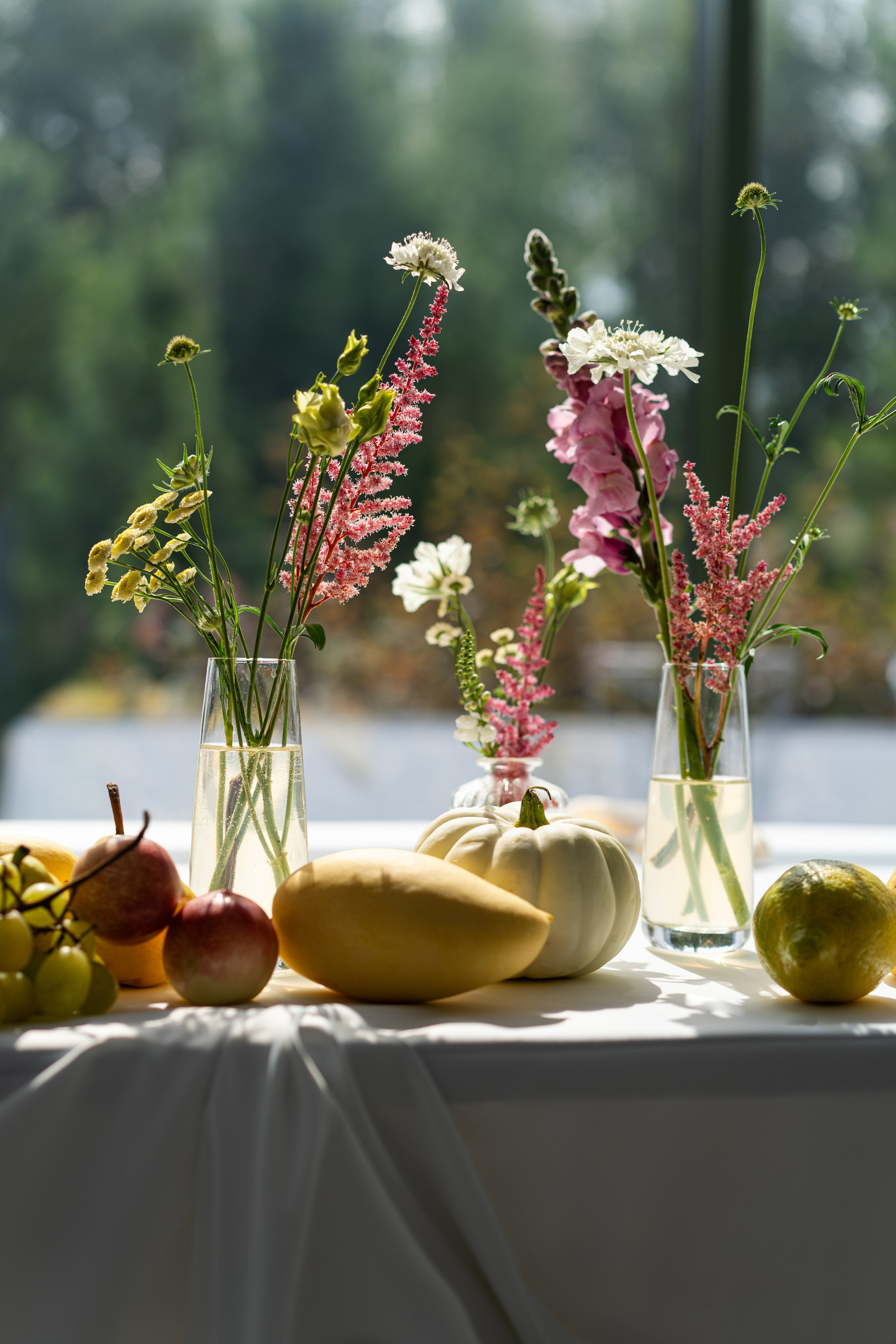 Свадебный декор, живые цветы, фудфлористика