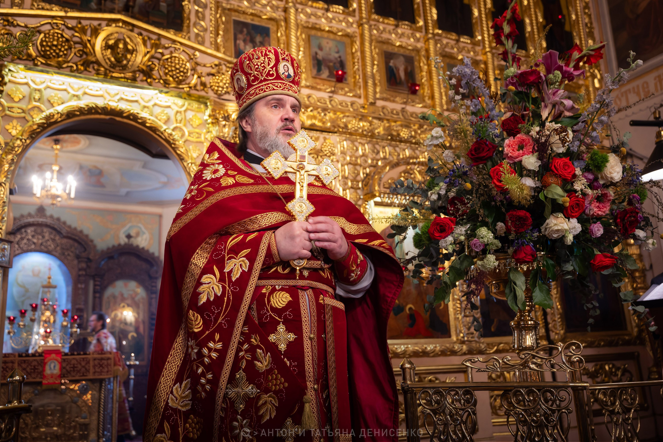 Храм Преображения Господня в Богородском. Антипасха. Антон и Татьяна Денисенко — В храме