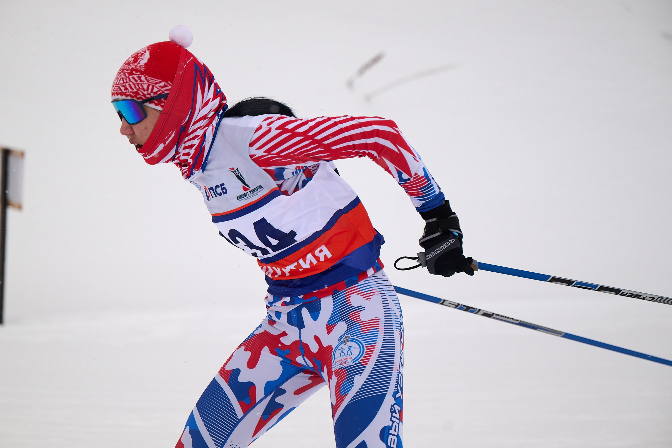 Всероссийские соревнования по лыжным гонкам «Пионерская правда». Ижевс. Спортивный репортажный фотограф в Ижевске Сергей Мерзляков