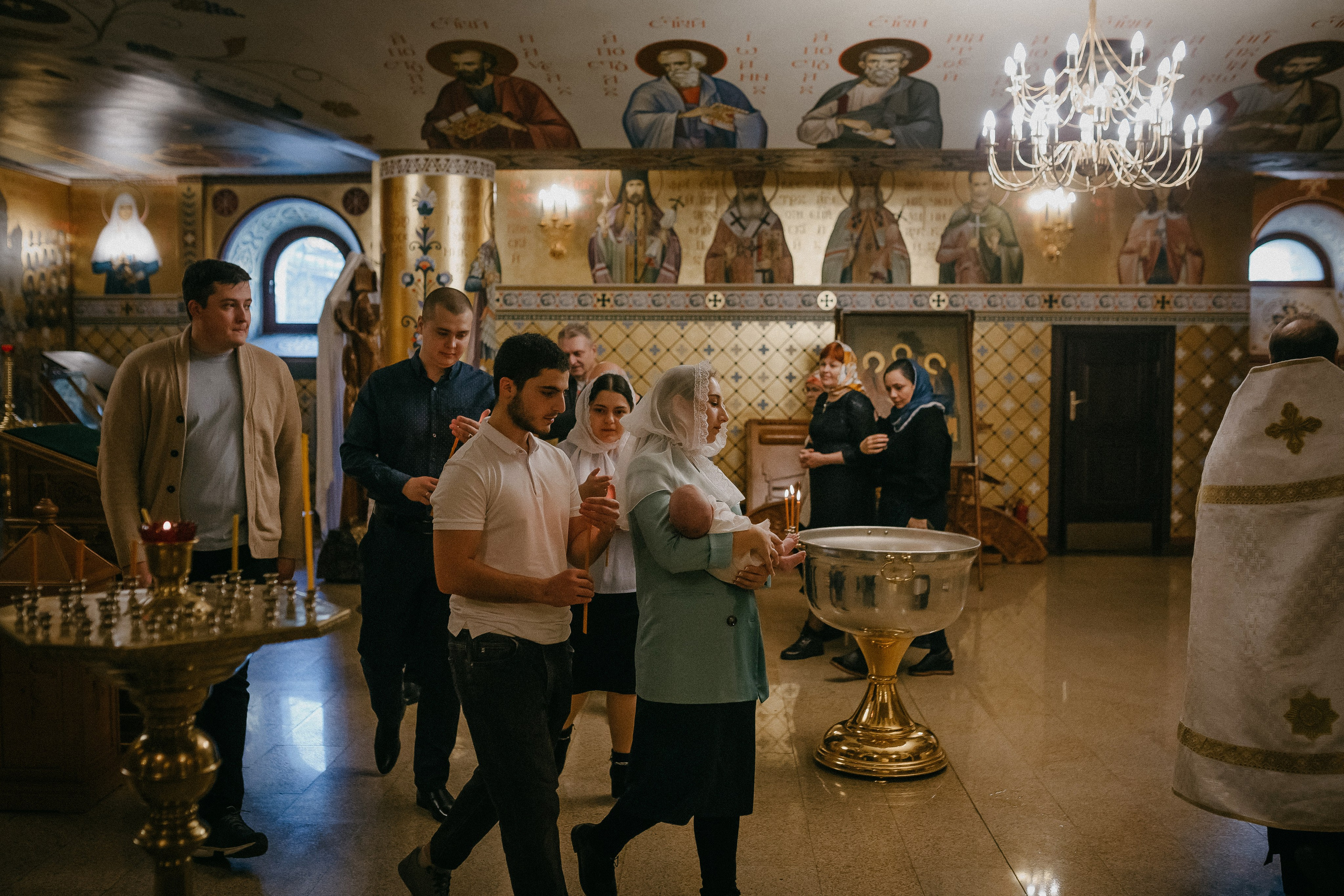 Крещение Софии. Храм Никольский. Семейный фотограф в Сургуте