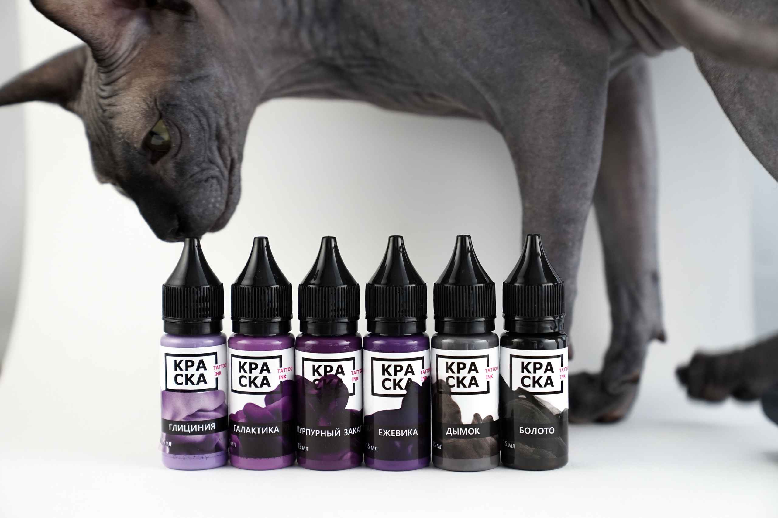 Краска Tattoo ink. Фотограф и видеограф в Израиле Соня Скай