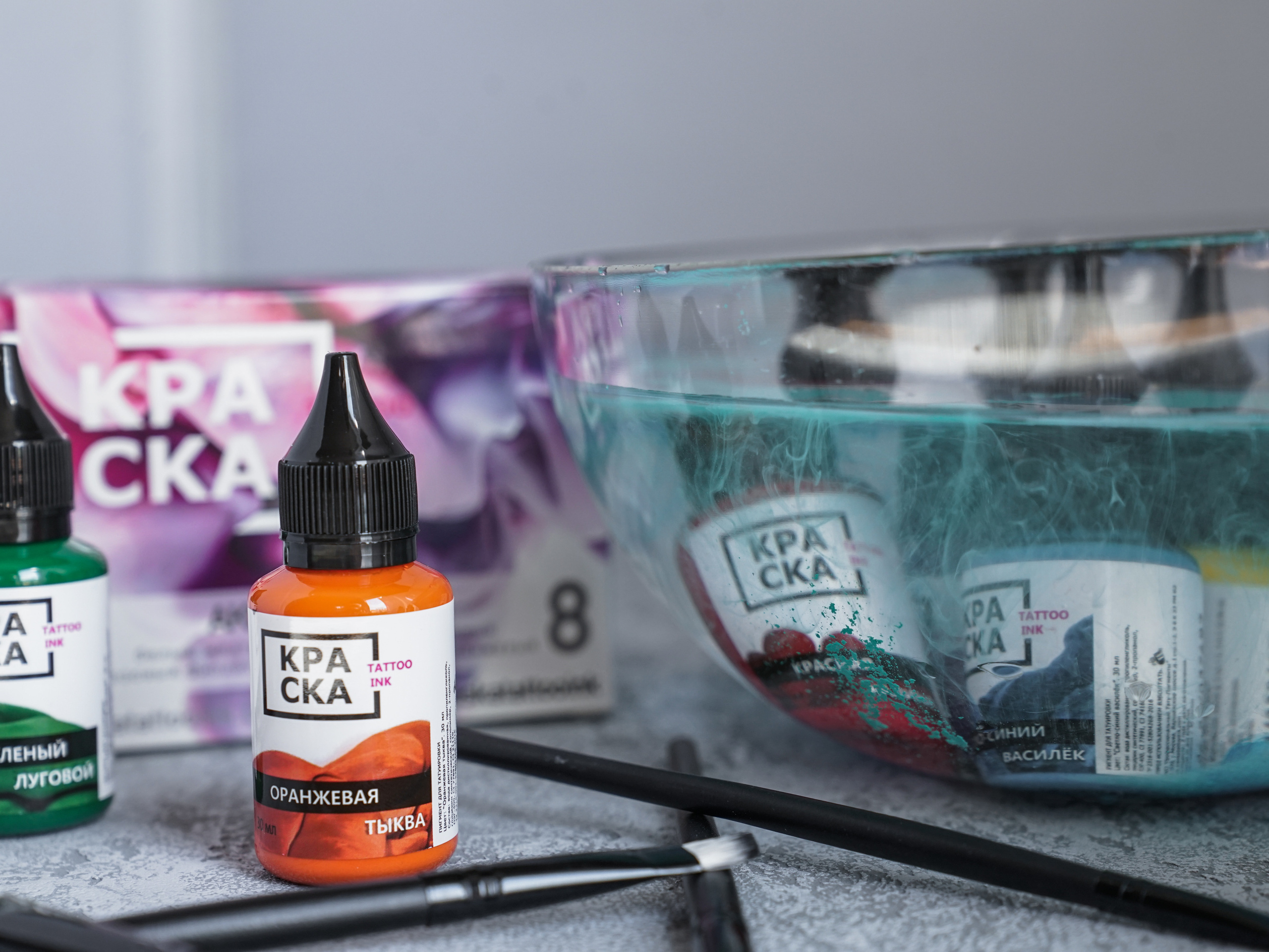 Краска Tattoo ink. Фотограф и видеограф в Израиле Соня Скай