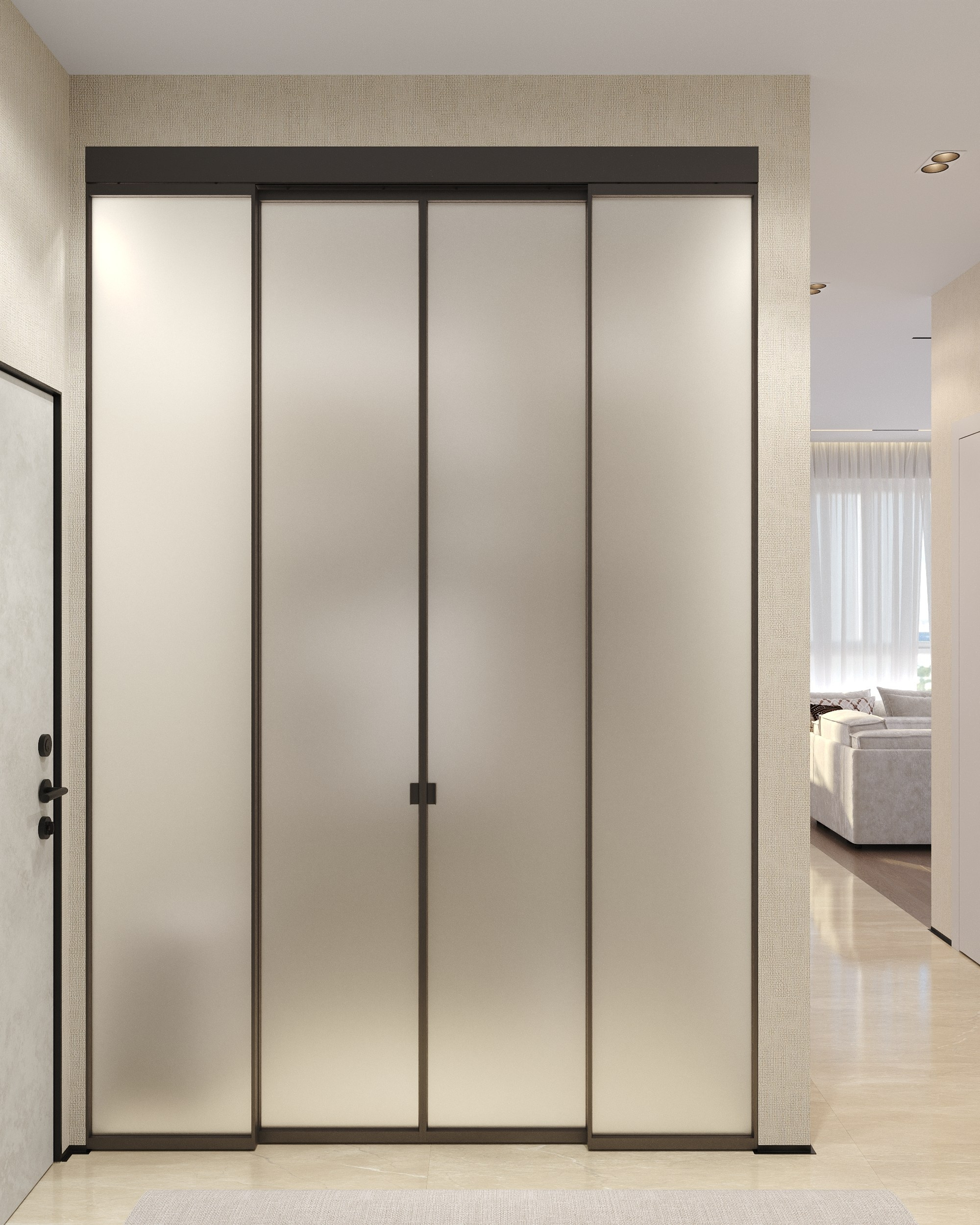 Serenity in Light & Beige. 3D Визуализация