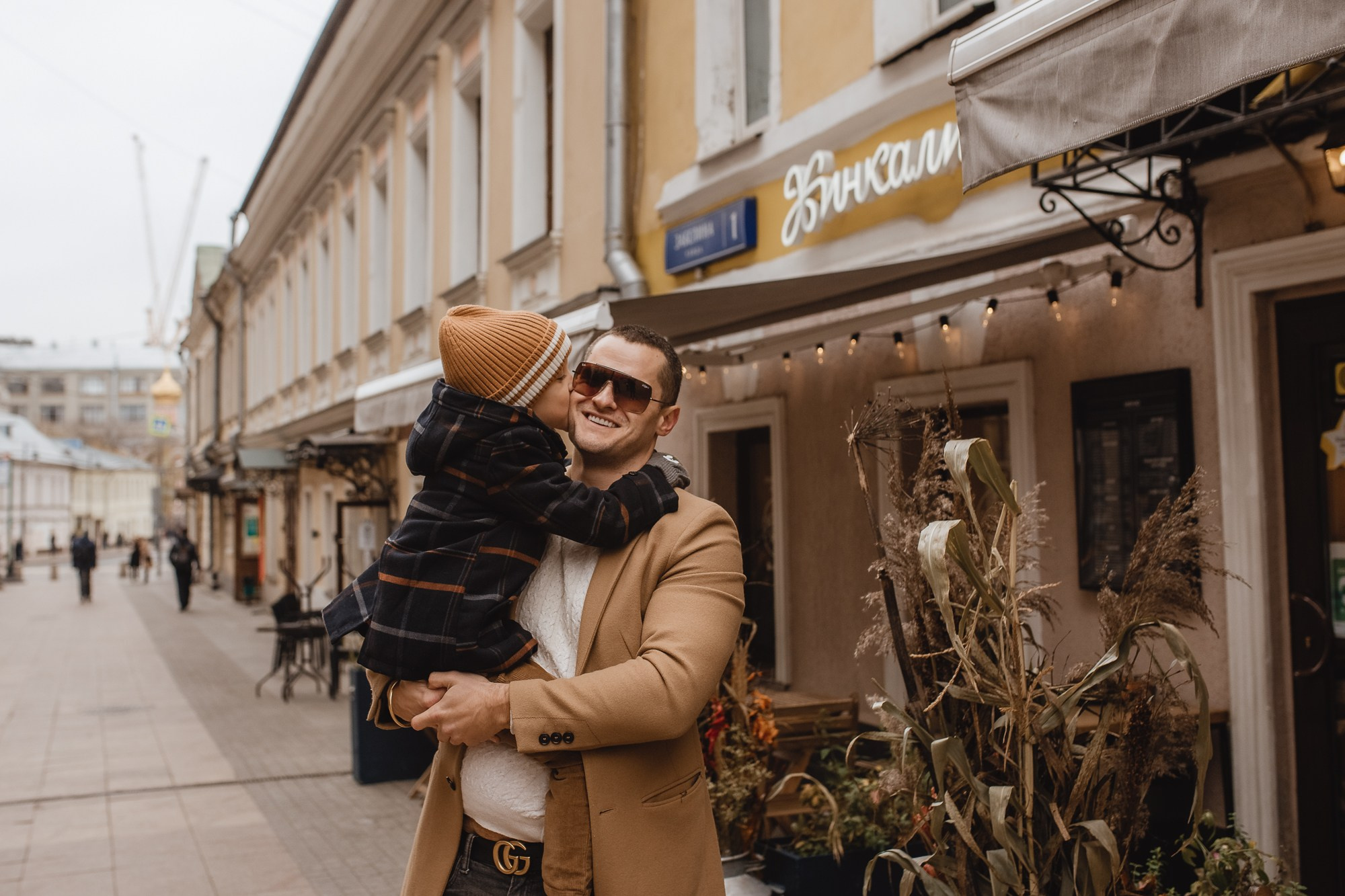 Прогулка в центре города. Фотограф на Крещение, Венчание в Москве Ирина Шамина