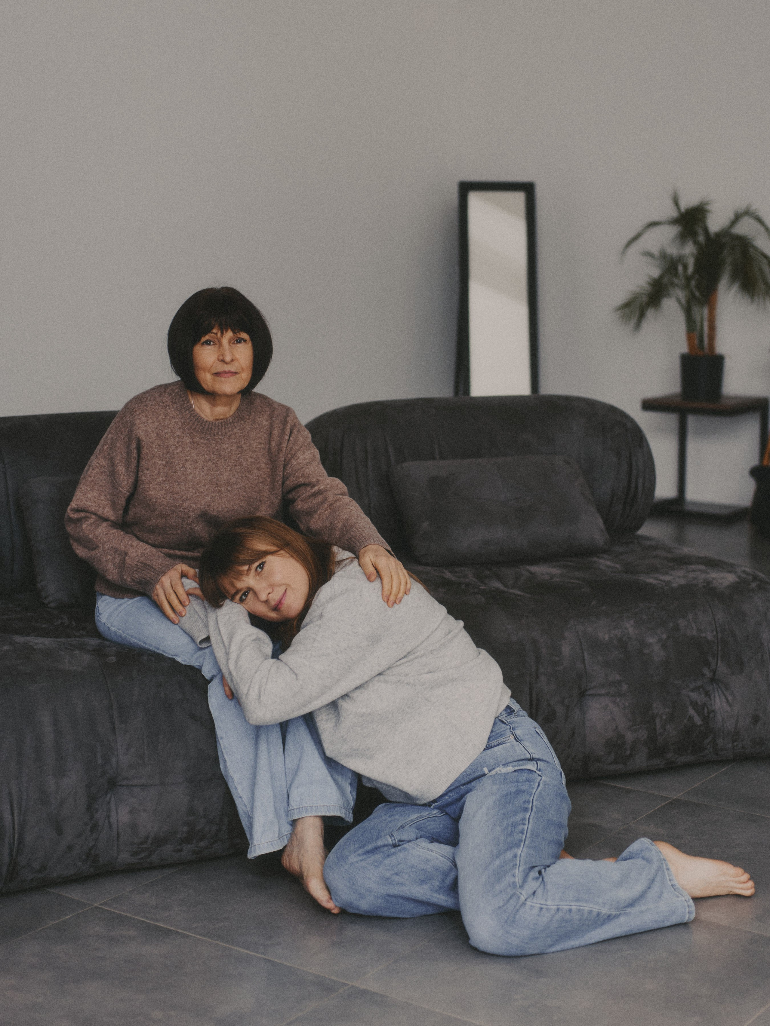 С любимой мамой. Портретный фотограф в Москве Ольга Крылова