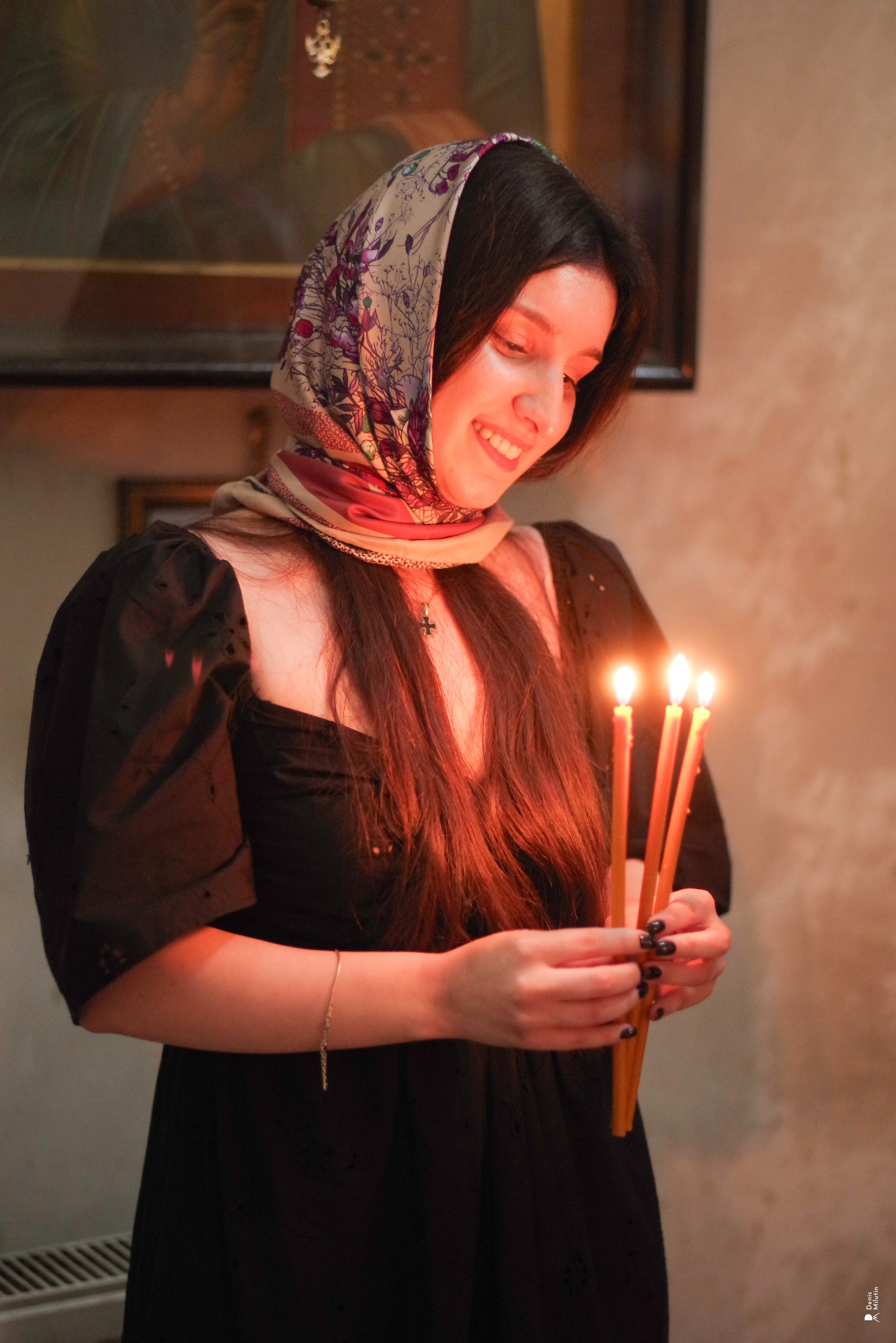 Крещение Сенаки. Портретный фотограф Денис Милютин