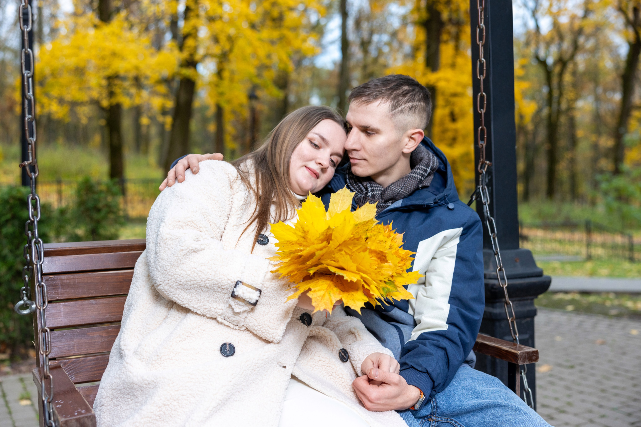 Лав стори для Надежды, победительницы осеннего конкурса в ВК. Фотограф в Туле Крупский АнДРей. Фотостудия «КАДР71» в Туле