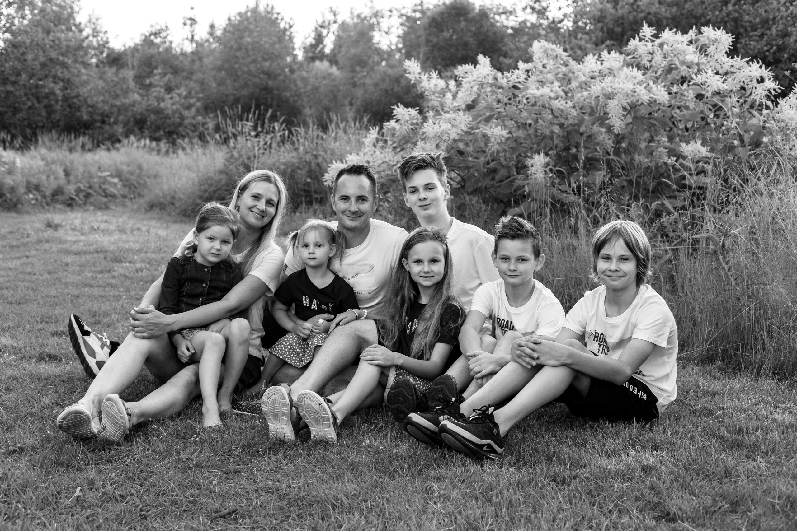 Катя и Илья и их большая семья. Ваш фотограф — Александра Андрущенко