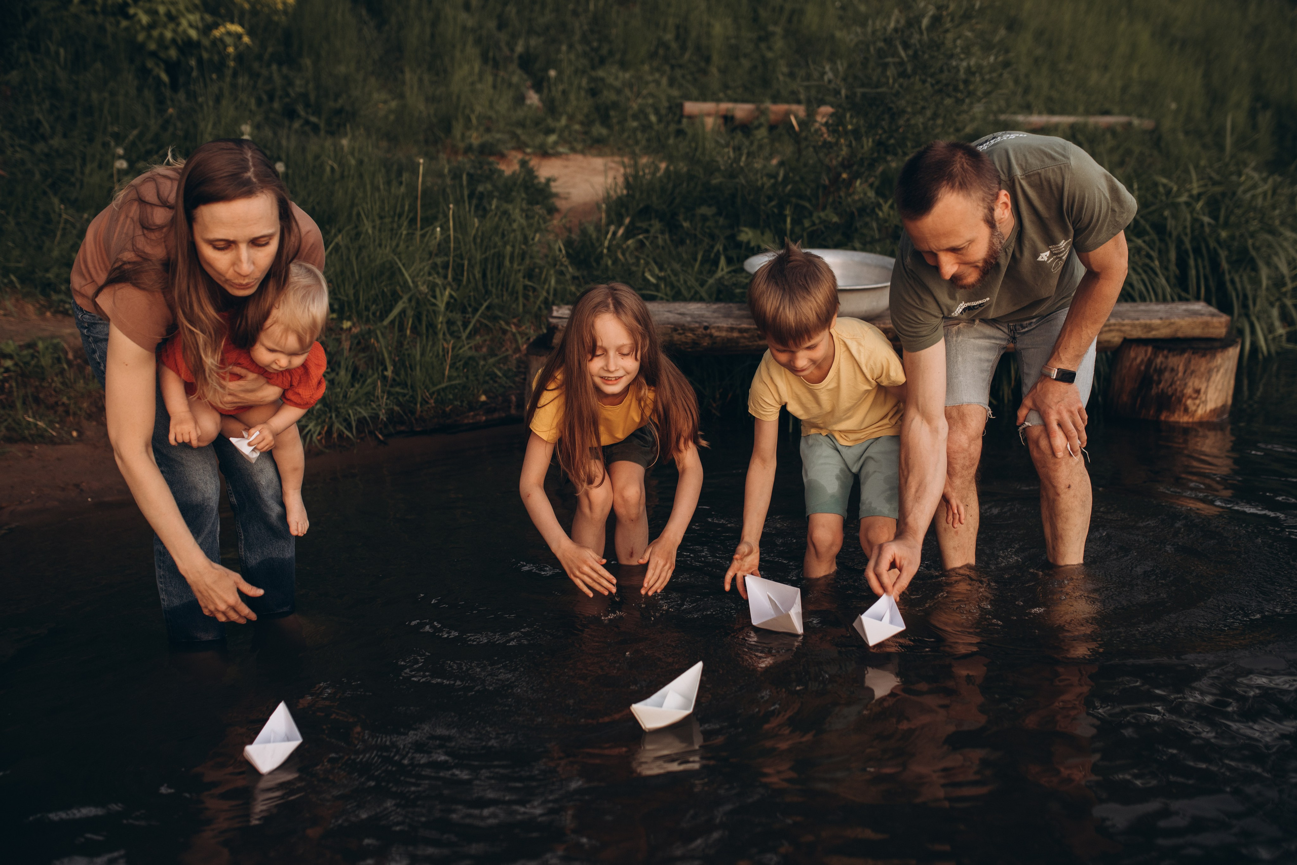 Саша, Петя, Маня, Веня и Яся. Фотограф Людмила Оюн