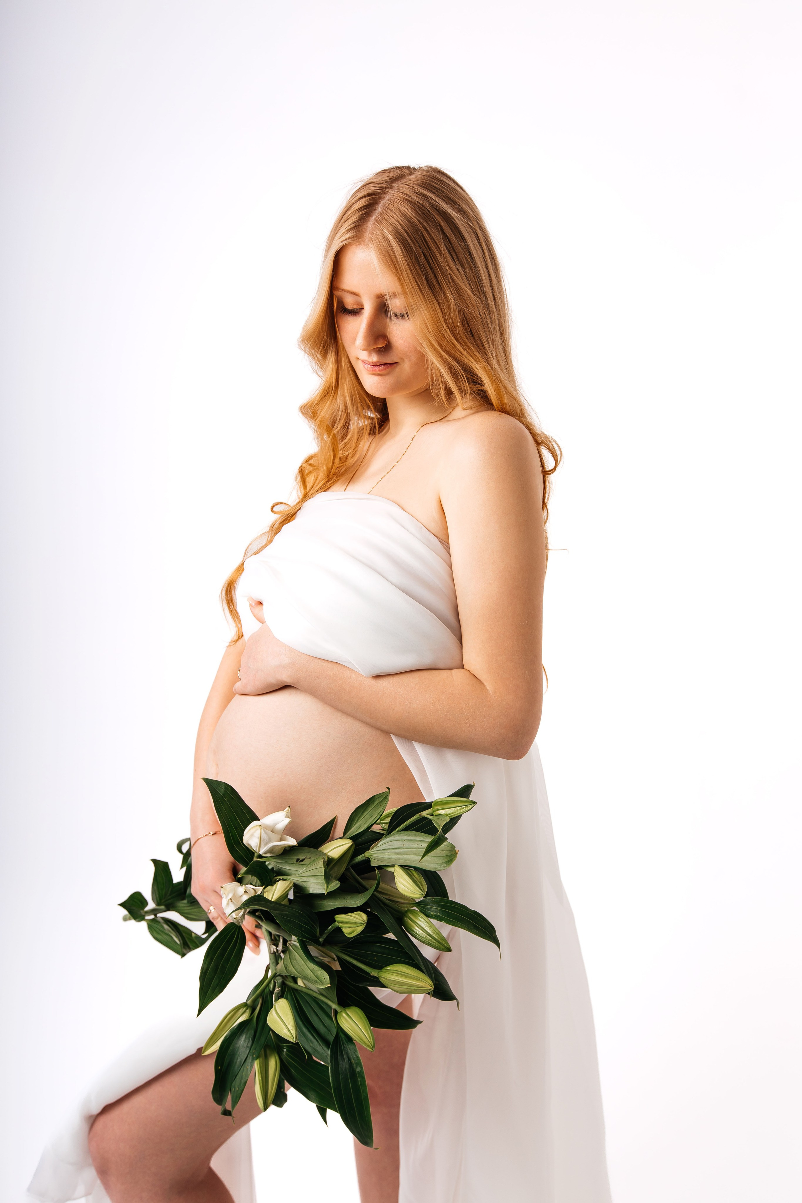 Струящийся фатин. Колесникова Татьяна. Фотограф новорожденных Щёлково, Москва, Королев