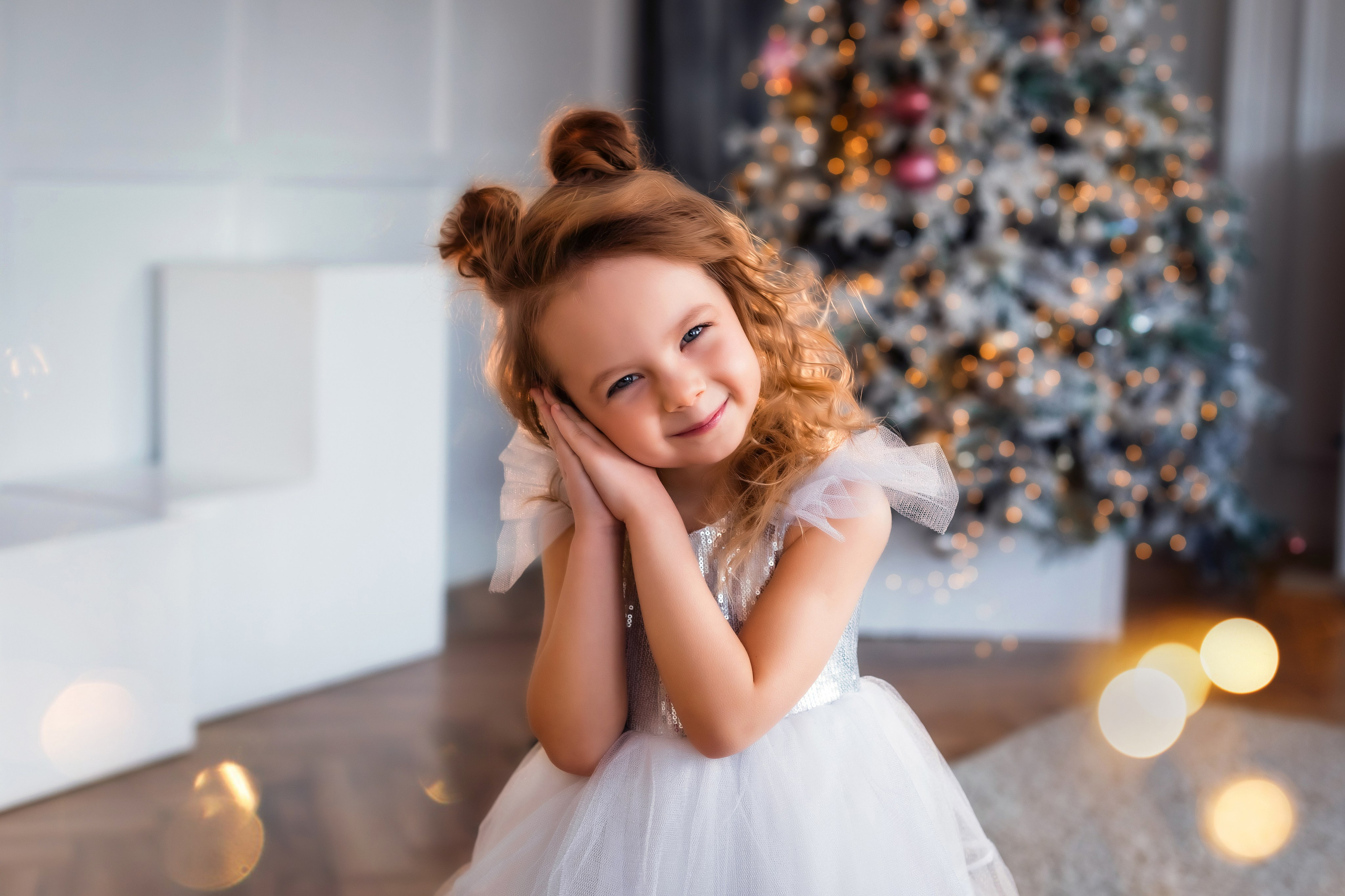 Новогодняя сказка для Кати и Миланы. Семейный и детский фотограф в Екатеринбурге Оксана Пипкина