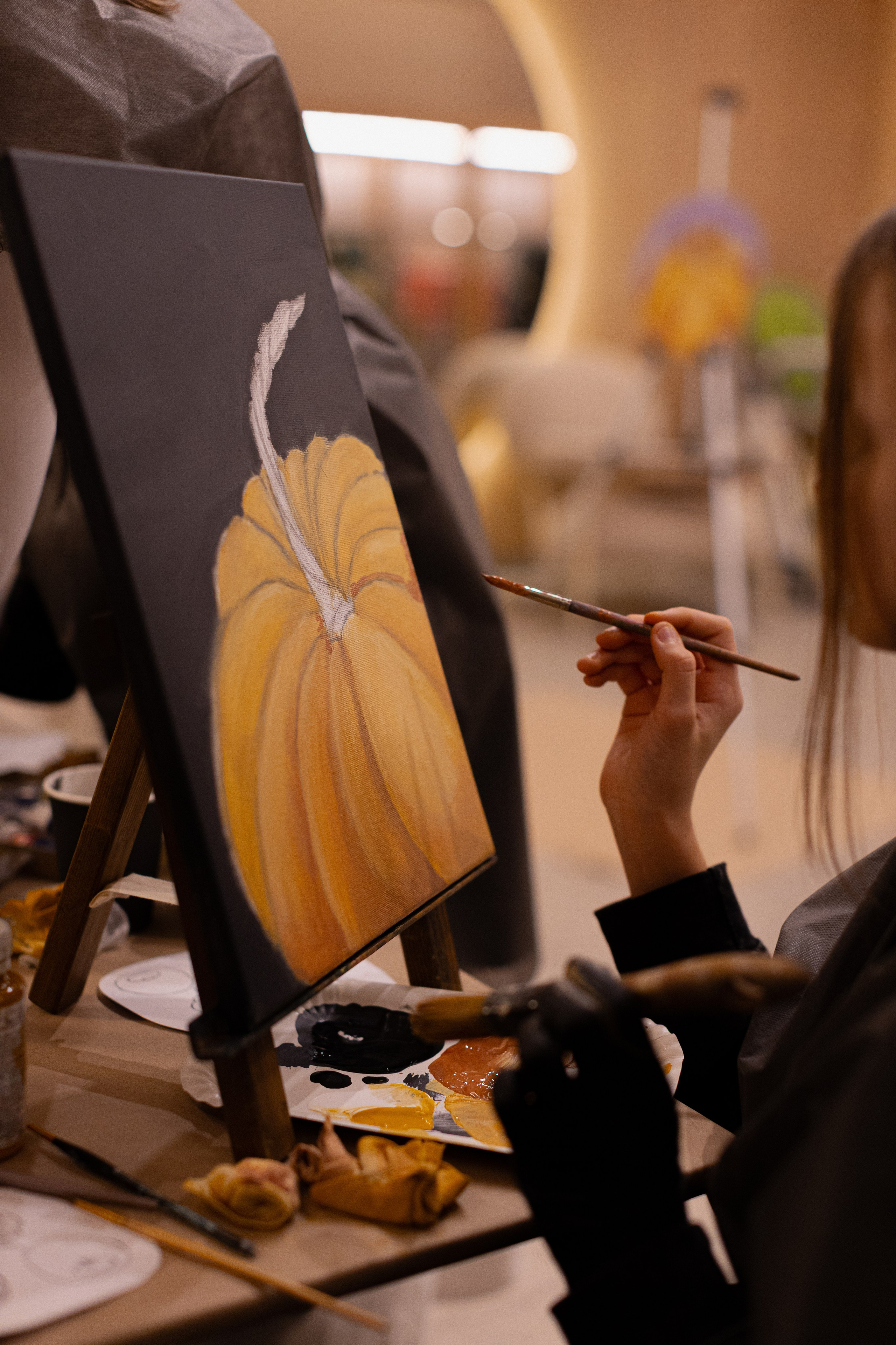 МК Тыква в кафе Здрасте. Анастасия Ракчеева Художник