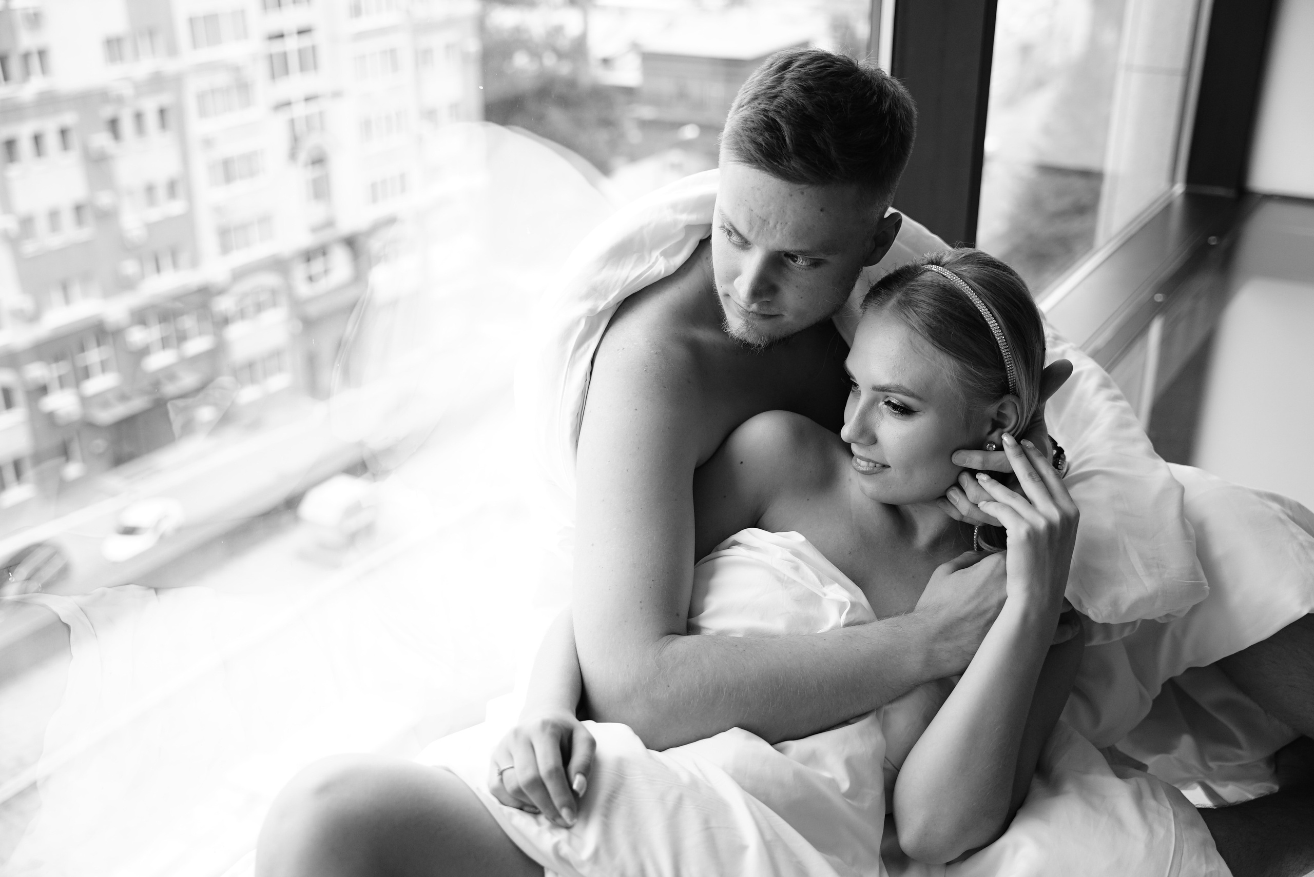 Никита и Галина чб. Свадебный фотограф в Самаре Анна Ковалева