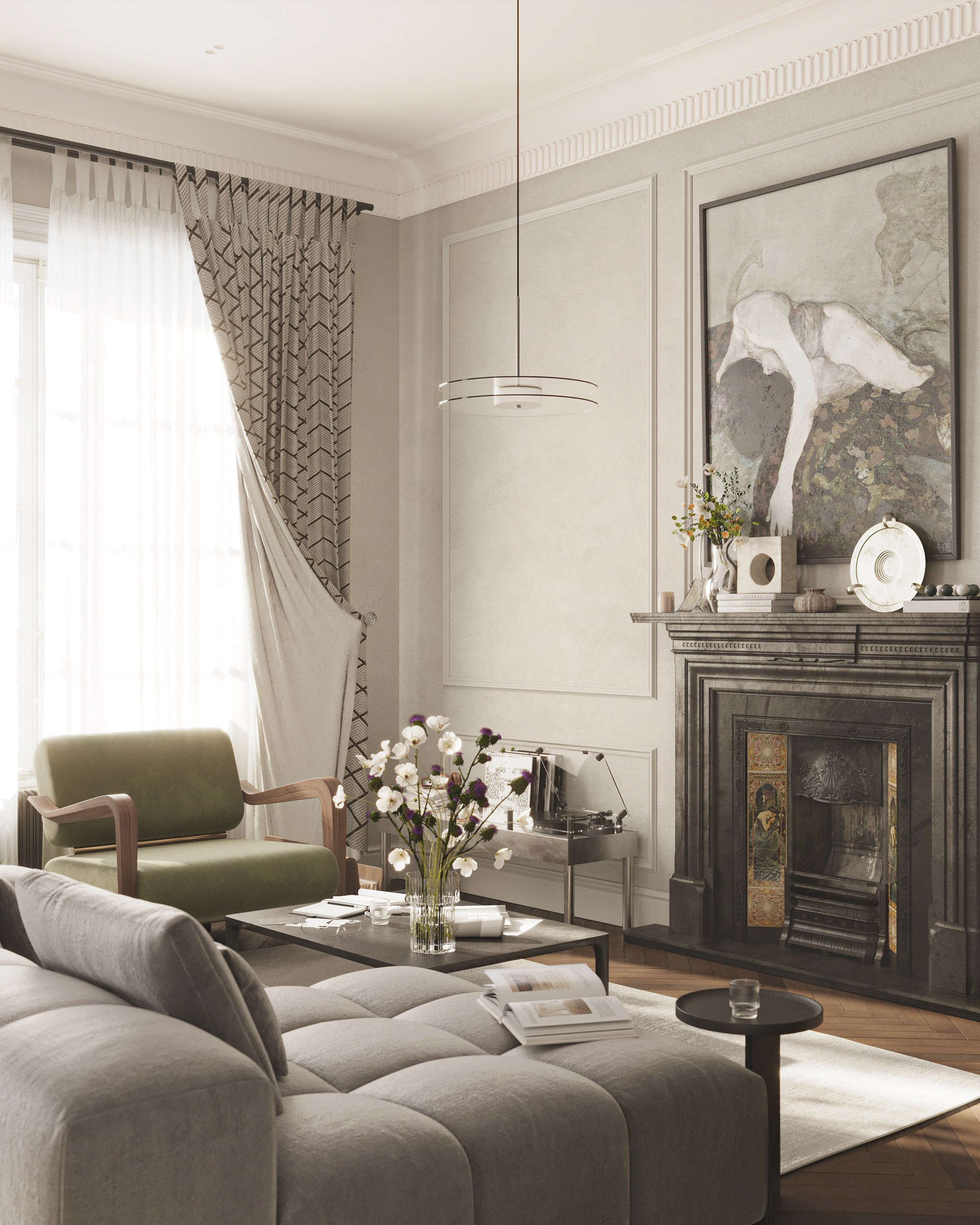 проект гостиной|Дизайнер Виктория Сёмкина